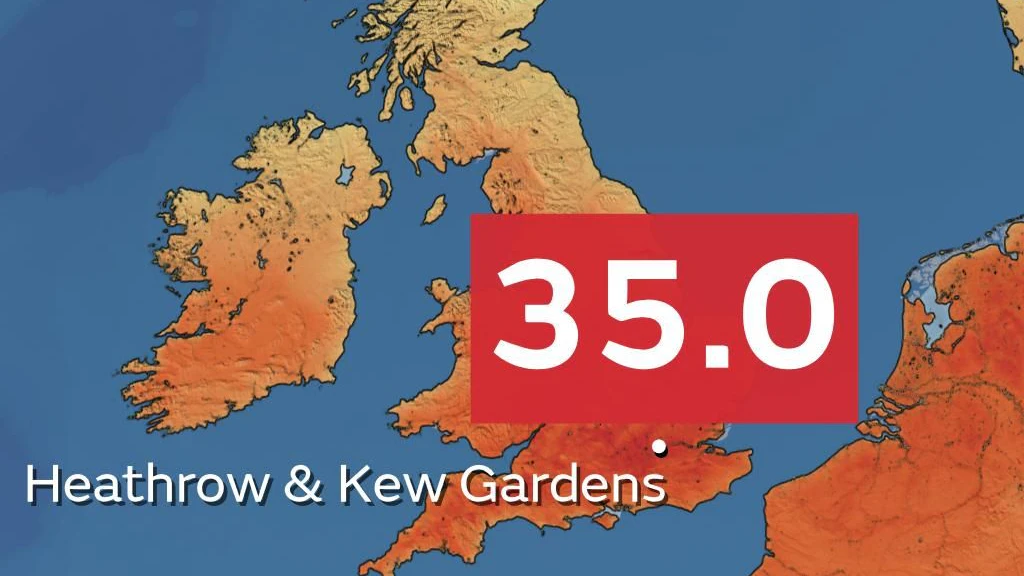 "Diese Hitze wäre im Vereinigten Königreich selbst mitten im Sommer außergewöhnlich, geschweige denn im Mai", sagen die Meteorologen des britischen MetOffice.