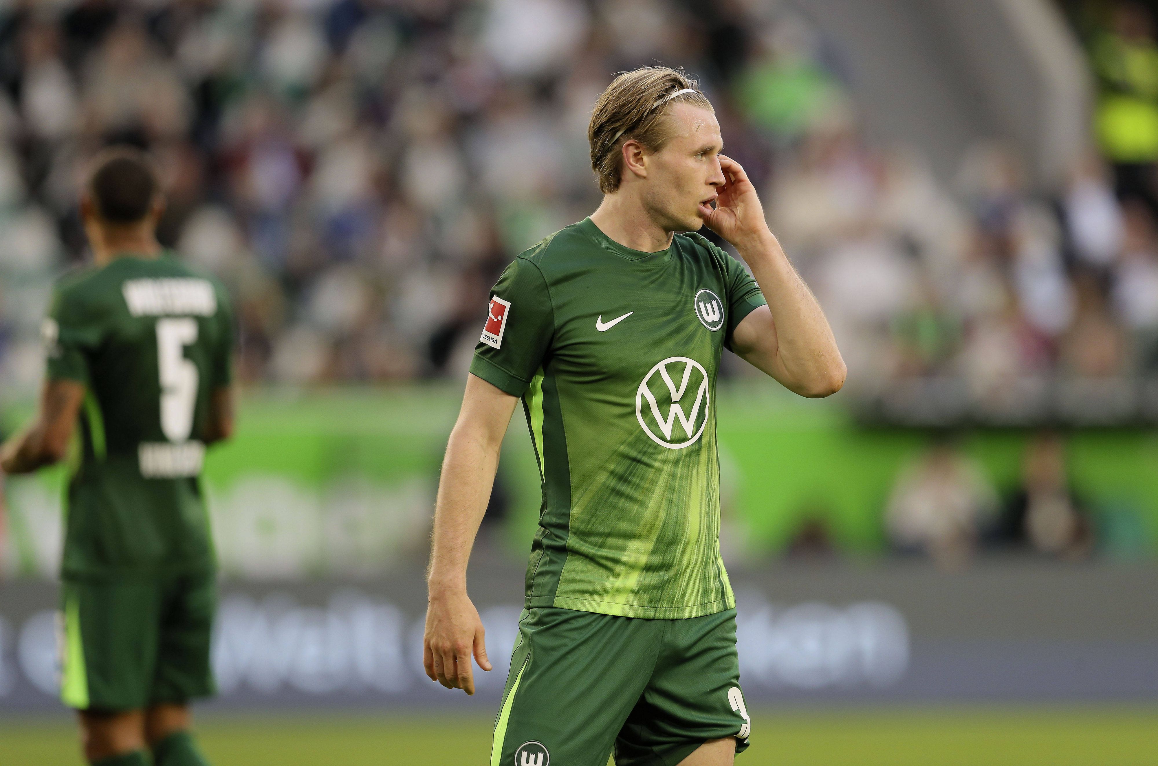 Patrick Wimmer und Wolfsburg steigen aus der deutschen Bundesliga ab. 