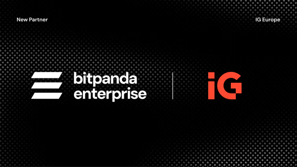 Bitpanda Enterprise unterstützt das Krypto-Trading-Angebot von IG Europe für europäische Investoren.