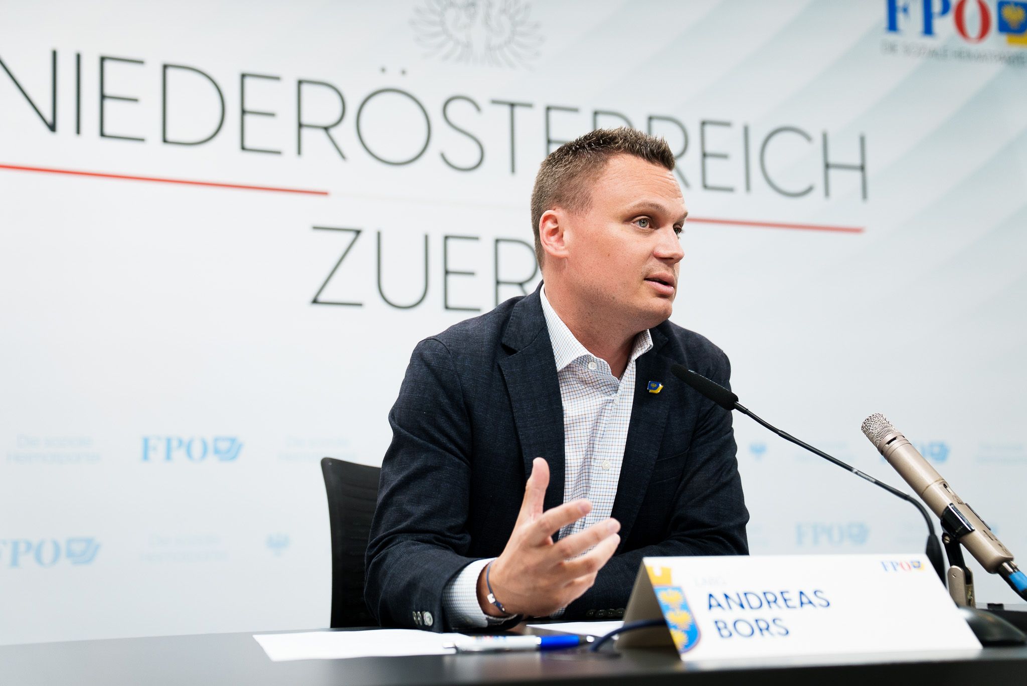 FPÖ Niederösterreich Asyl- und Sicherheitssprecher LAbg. Andreas Bors 
