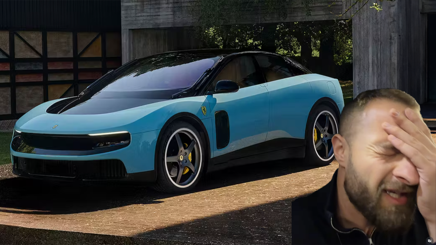 Der neue Ferrari Luce und Car-Influencer Aziz Drives
