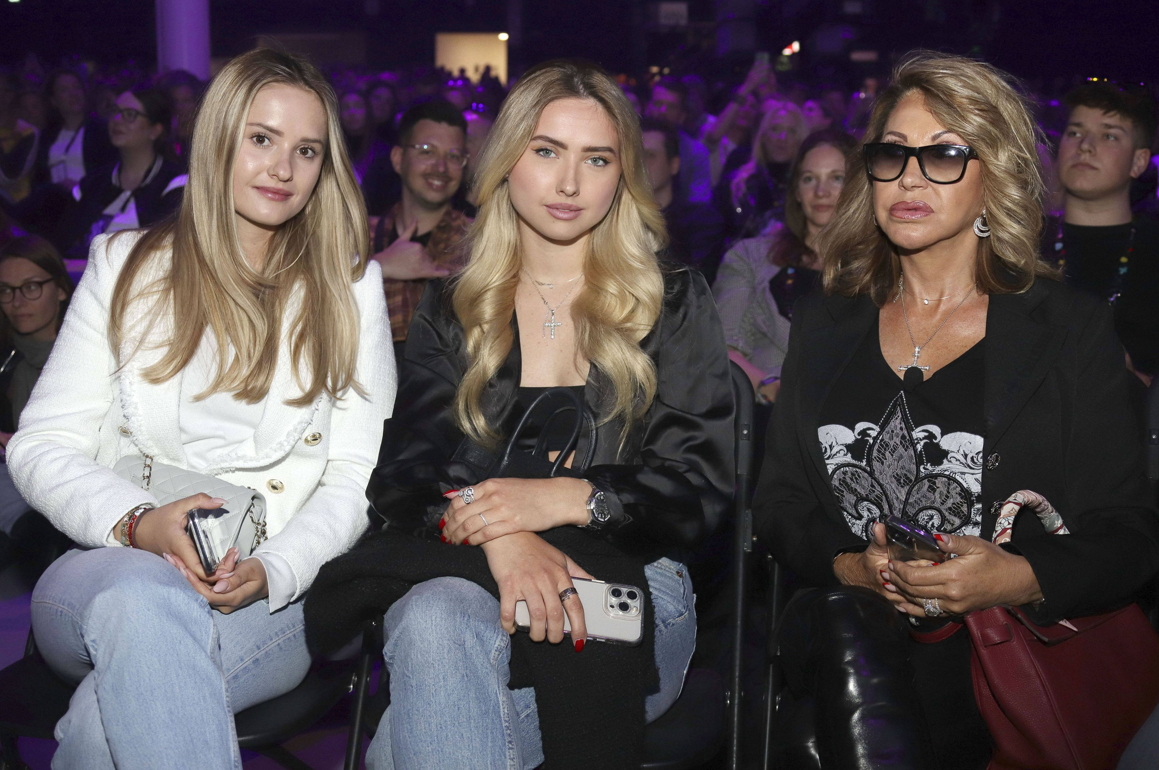 Davina Geiss, Shania Geiss und Carmen Geiss.