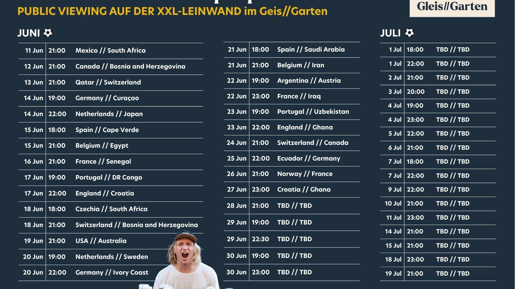 Spielplan