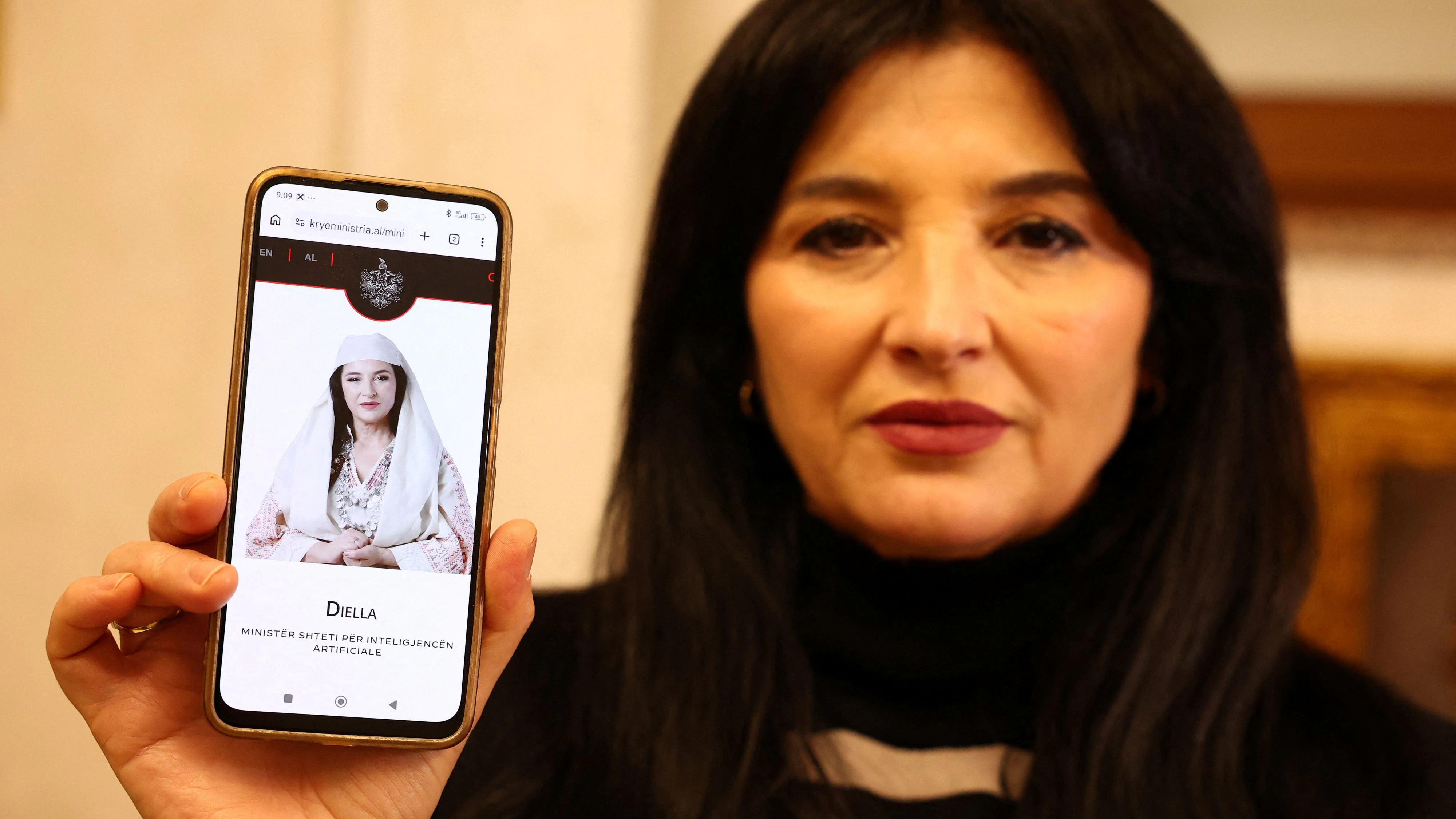Schauspielerin <strong>Anila Bisha</strong> hat dem ursprünglichen E-Albania-Chatbot Stimme und Gesicht geliehen.
