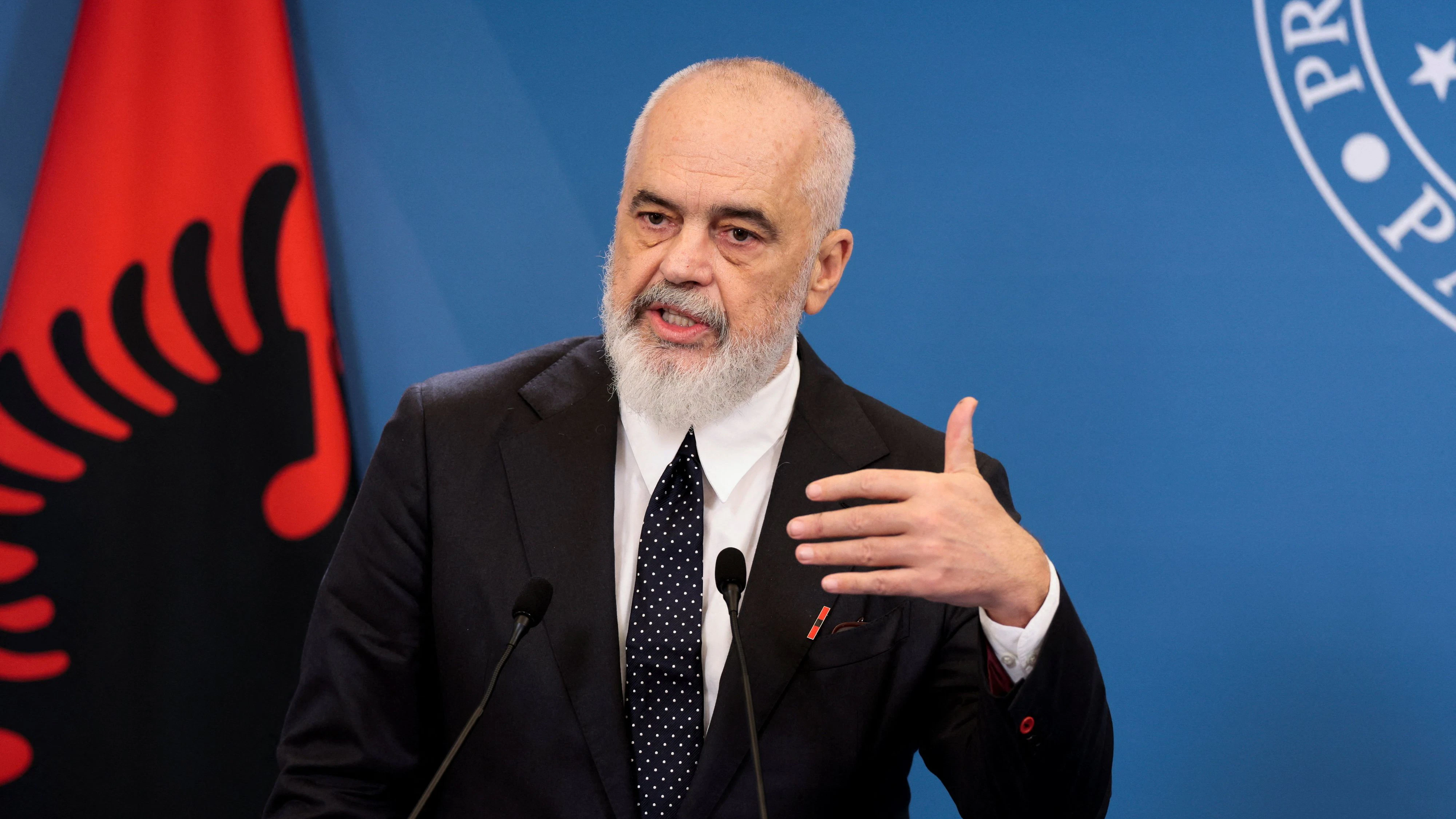 Premier Edi Rama wollte Albanien als erstes Land mit einer KI als Minister zum Vorreiter der digitalen Entwicklung machen.