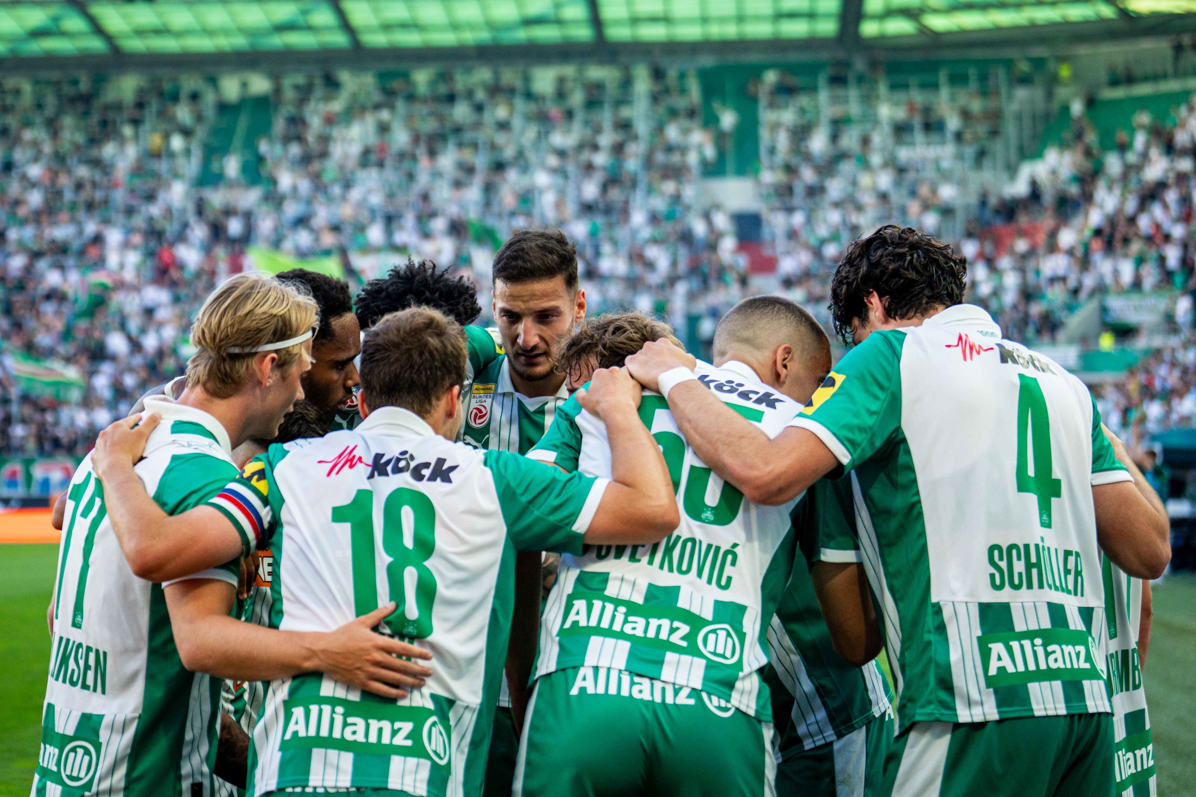 Die Mannschaft des SK Rapid.