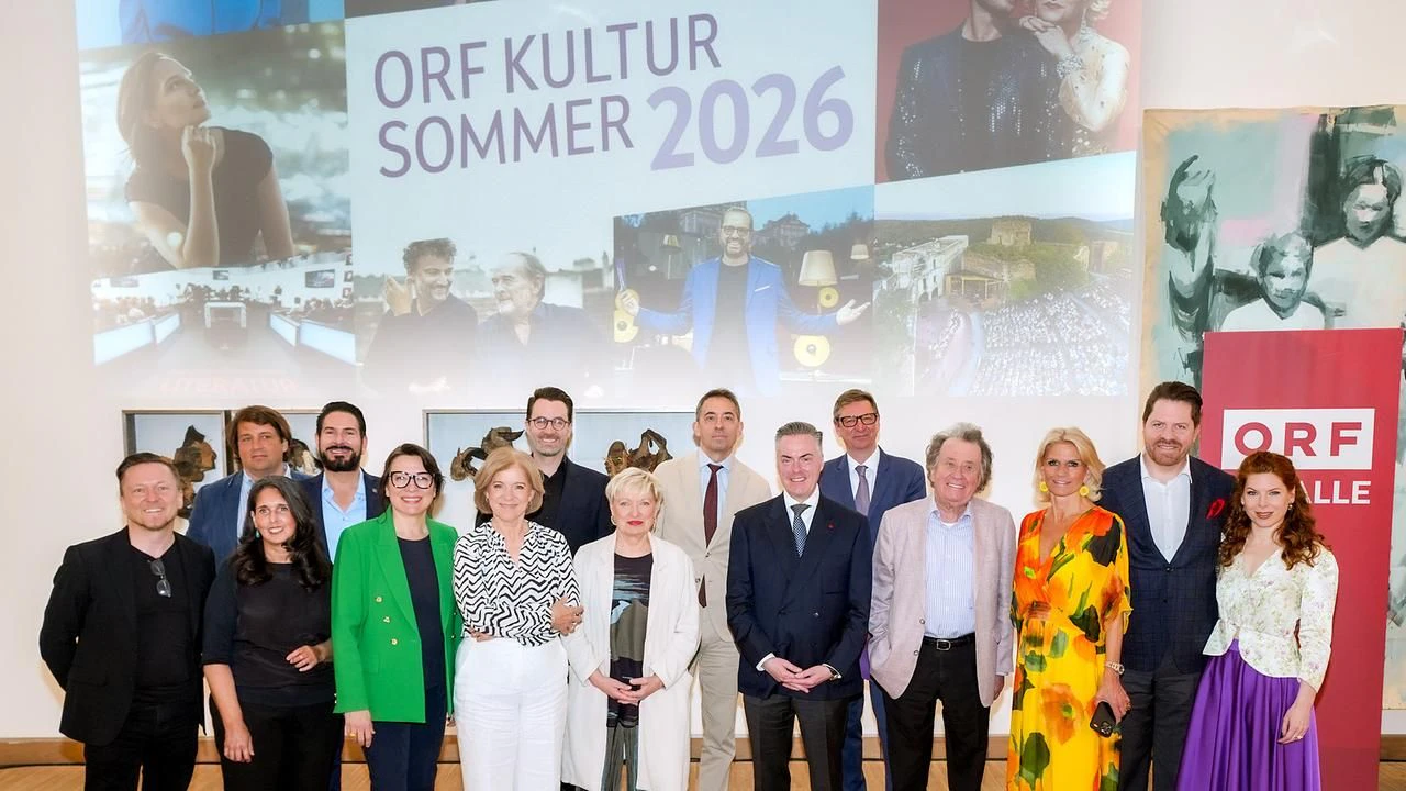 Im Bild: Andreas Gergen, Sharon Nuni , Ernst Buchrucker, Clemens Unterreiner, Lilli Paasikivi, Ingrid Thurnher, Peter Fässlacher, Karin Bergmann, Bogdan Roščić, Daniel Froschauer, Kurt Reissnegger, Rudolf Buchbinder, Kathrin Zierhut Kunz, Daniel Serafin, Teresa Vogl. 