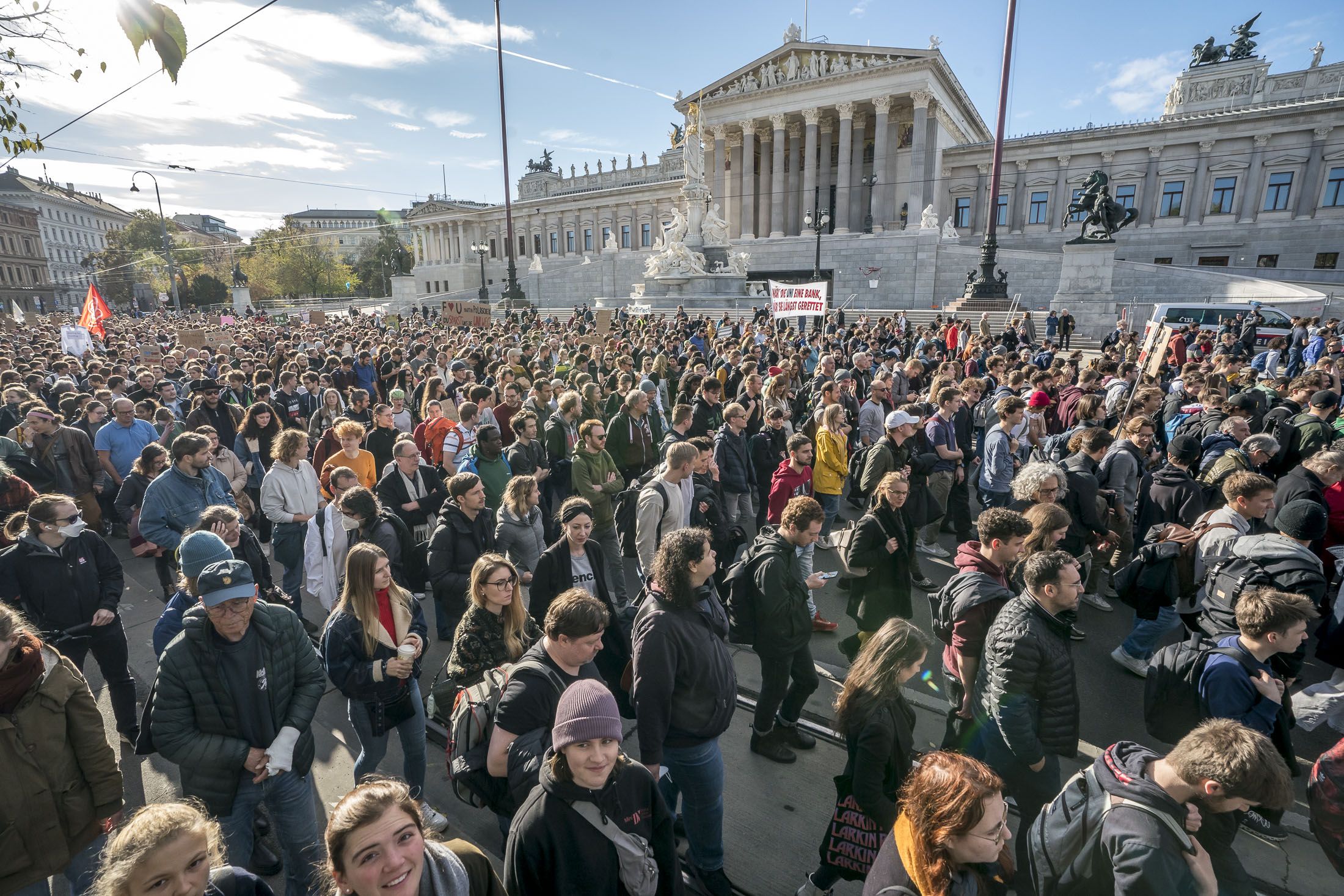 Bis zu 15.000 Teilnehmer werden bei der Großdemonstration in Wien erwartet. (Archivbild)