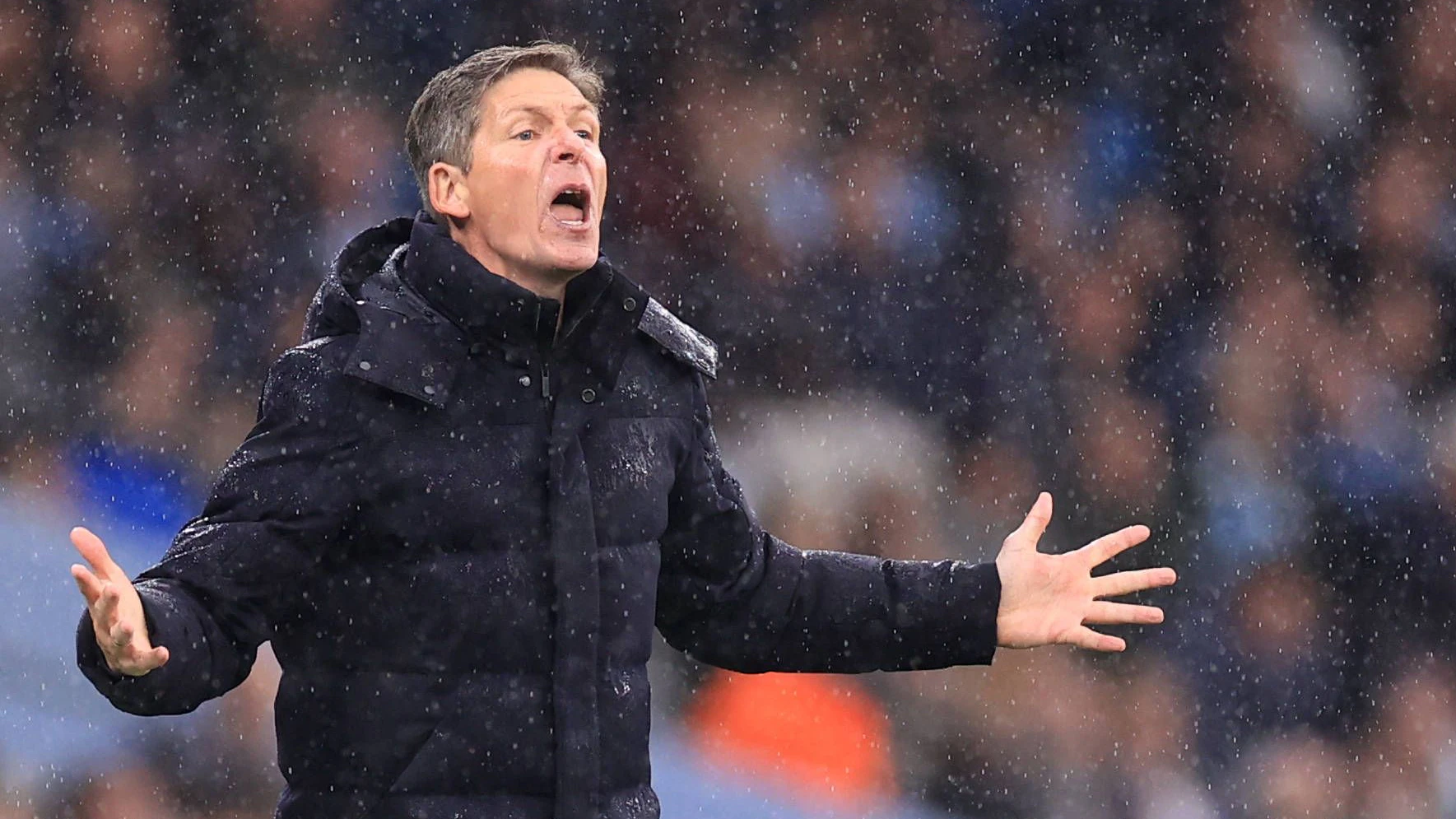 Oliver Glasner bestreitet sein letztes Spiel als Trainer von Crystal Palace.