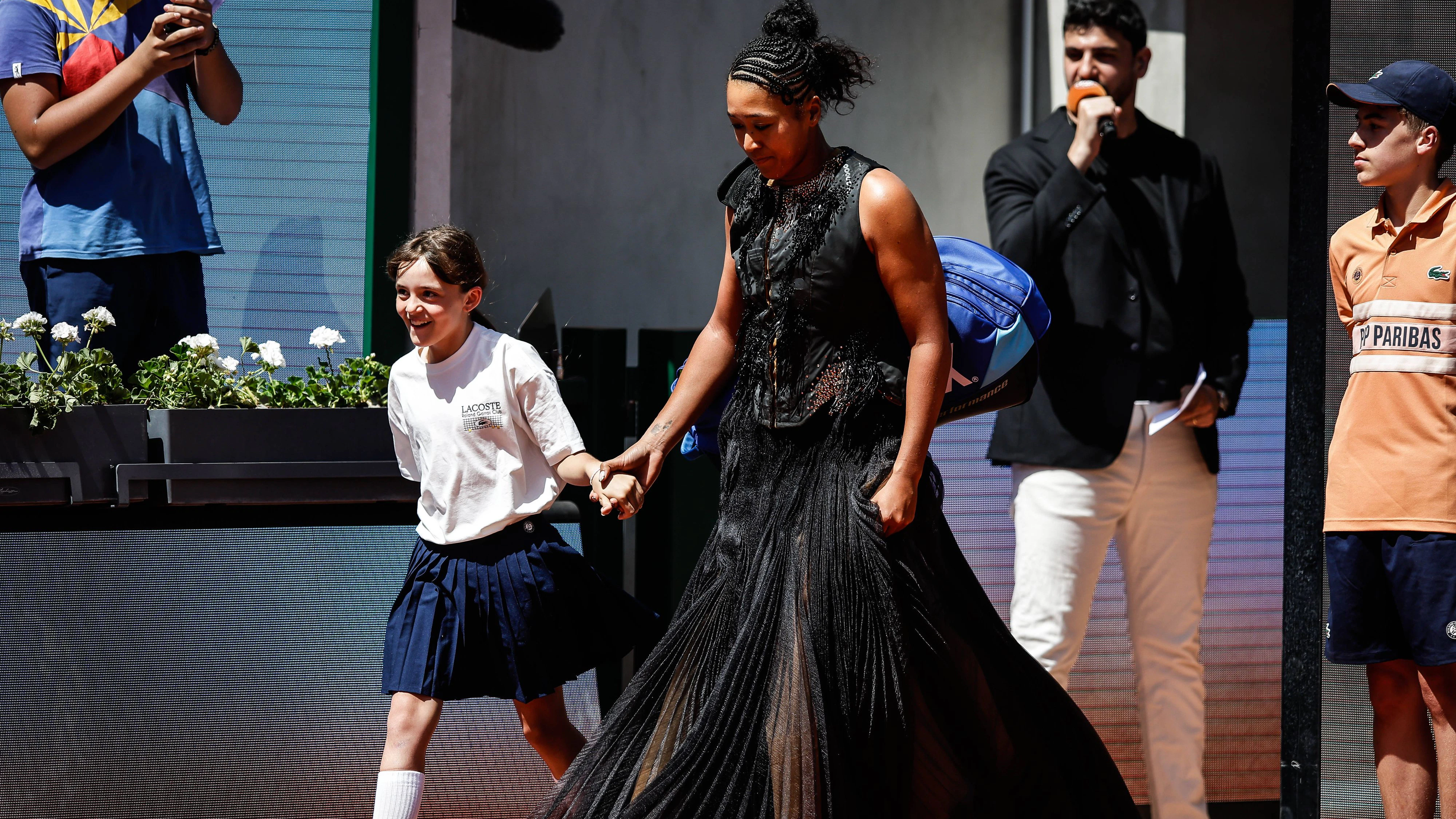 May 26, 2026, Paris, France, France: Naomi OSAKA of Japan during the third day of the Roland-Garros 2026, French Open 2026, Grand Slam tennis tournament at Roland-Garros Stadium on May 26, 2026 in Paris, France. Roland Garros 2026 - Day 3 PUBLICATIONxINxGERxSUIxAUTxONLY - ZUMAm308 20260526_zsp_m308_033 Copyright: xMatthieuxMirvillex