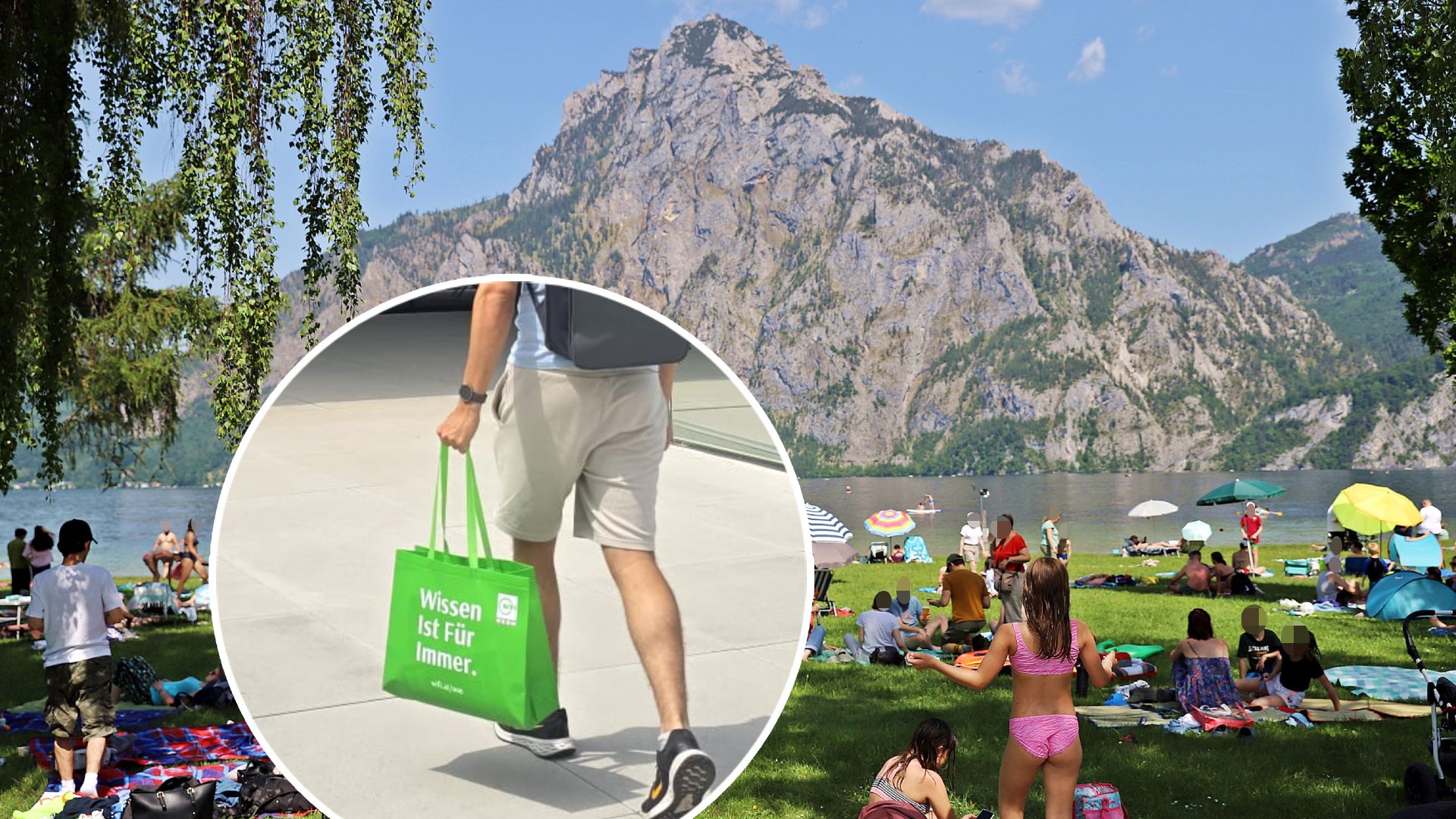 Auch am Traunsee war zu Pfingsten schon viel los – damit alles friedlich abgeht, können sich z.B. Bademeister jetzt beim WIFI in Deeskalation schulen lassen.