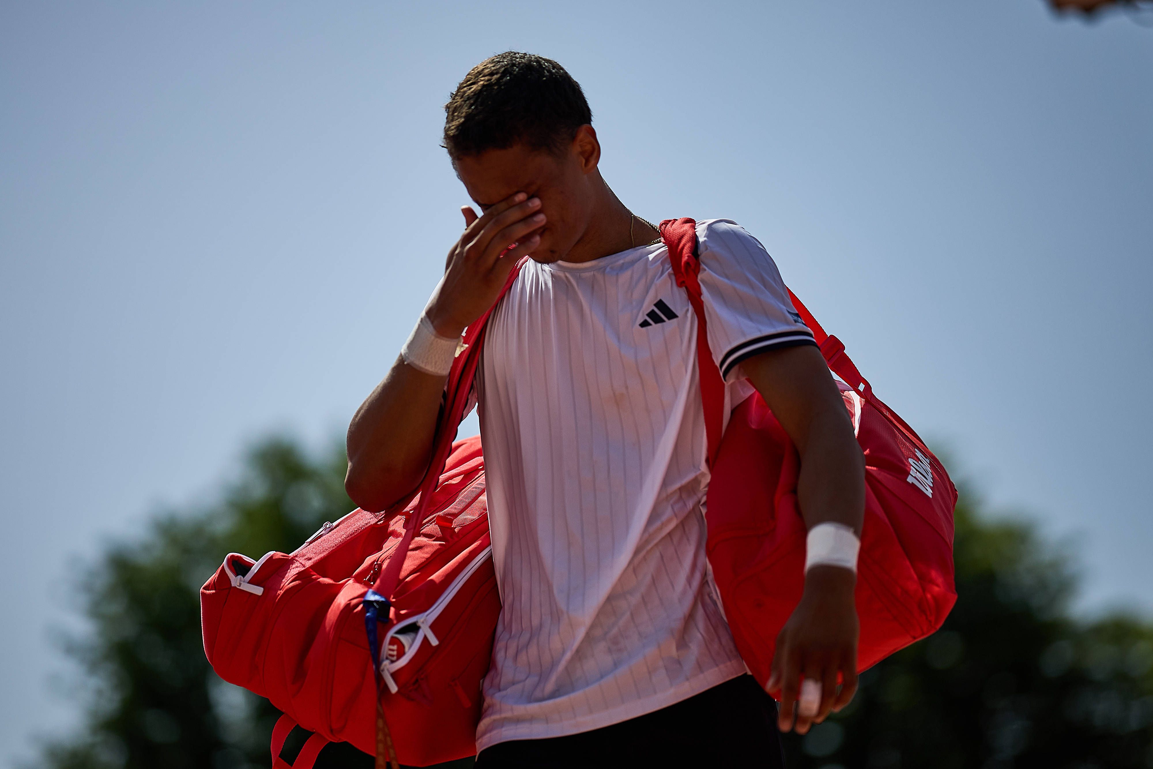 Gabriel Diallo  musste in Paris schon in Runde eins aufgeben. 