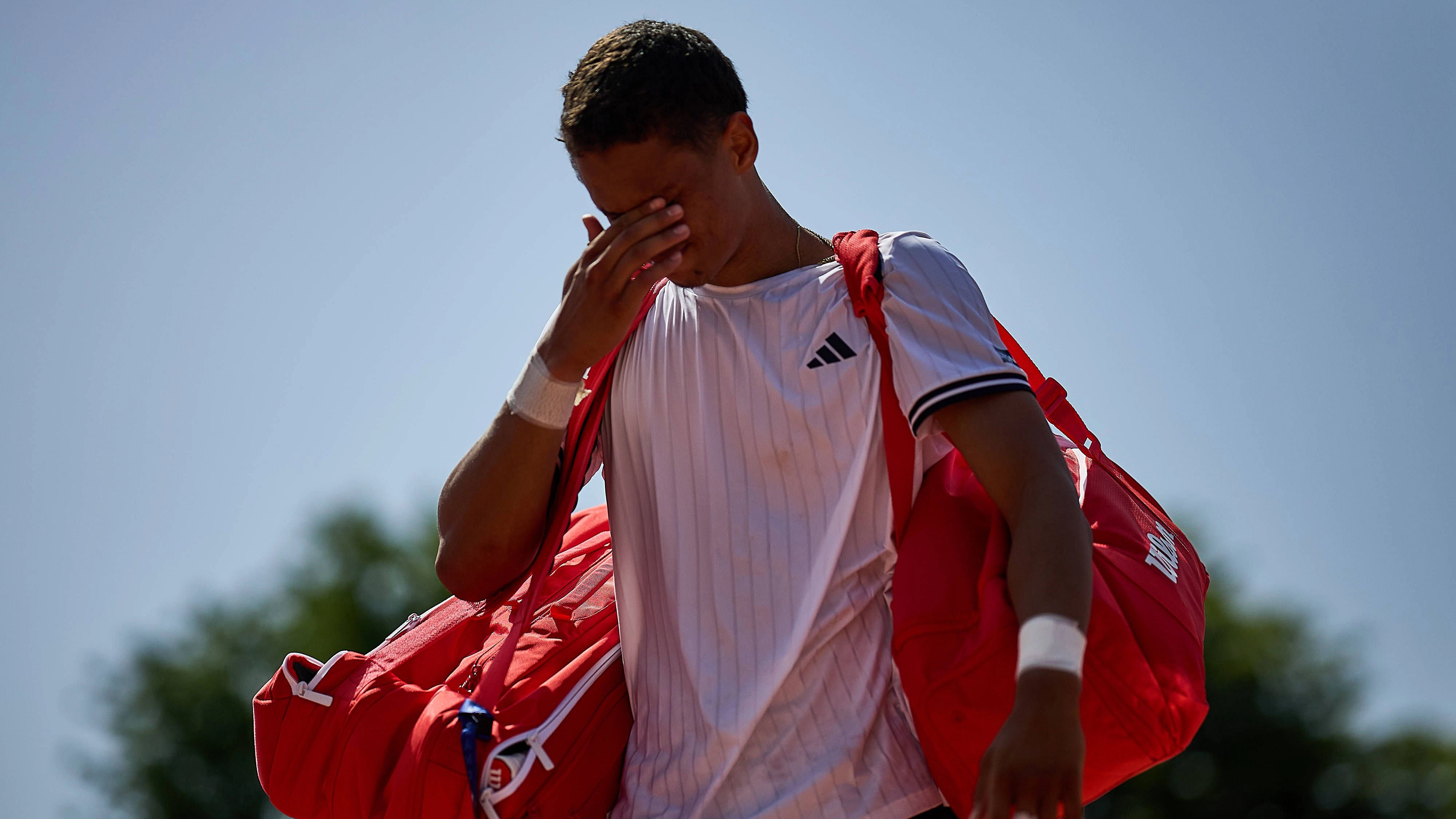 Gabriel Diallo  musste in Paris schon in Runde eins aufgeben. 