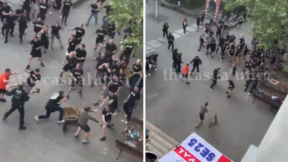 Die Situation in Leipzig eskalierte.
