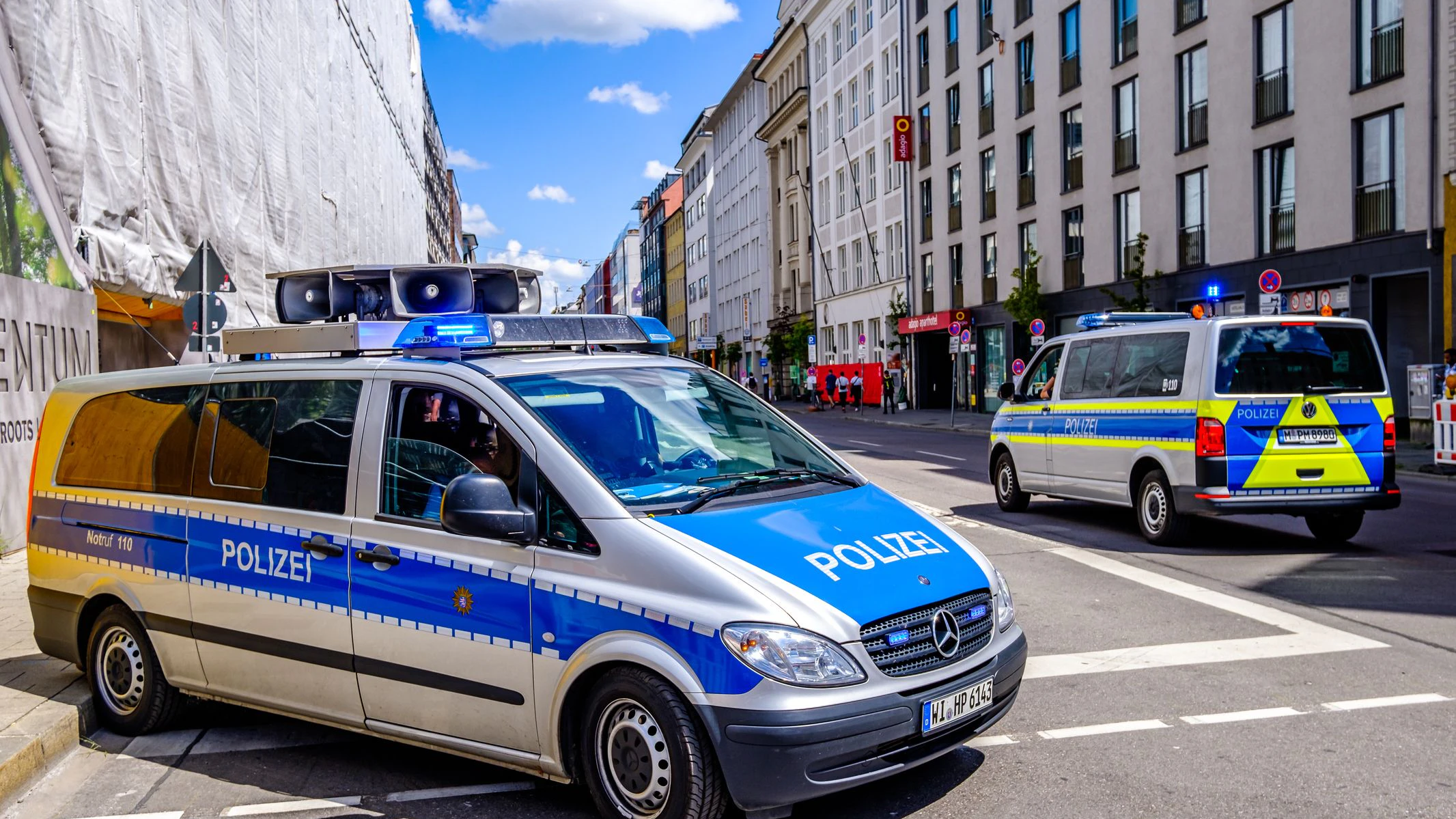 Rund 40 Beamte standen im Einsatz. (Symbolbild)