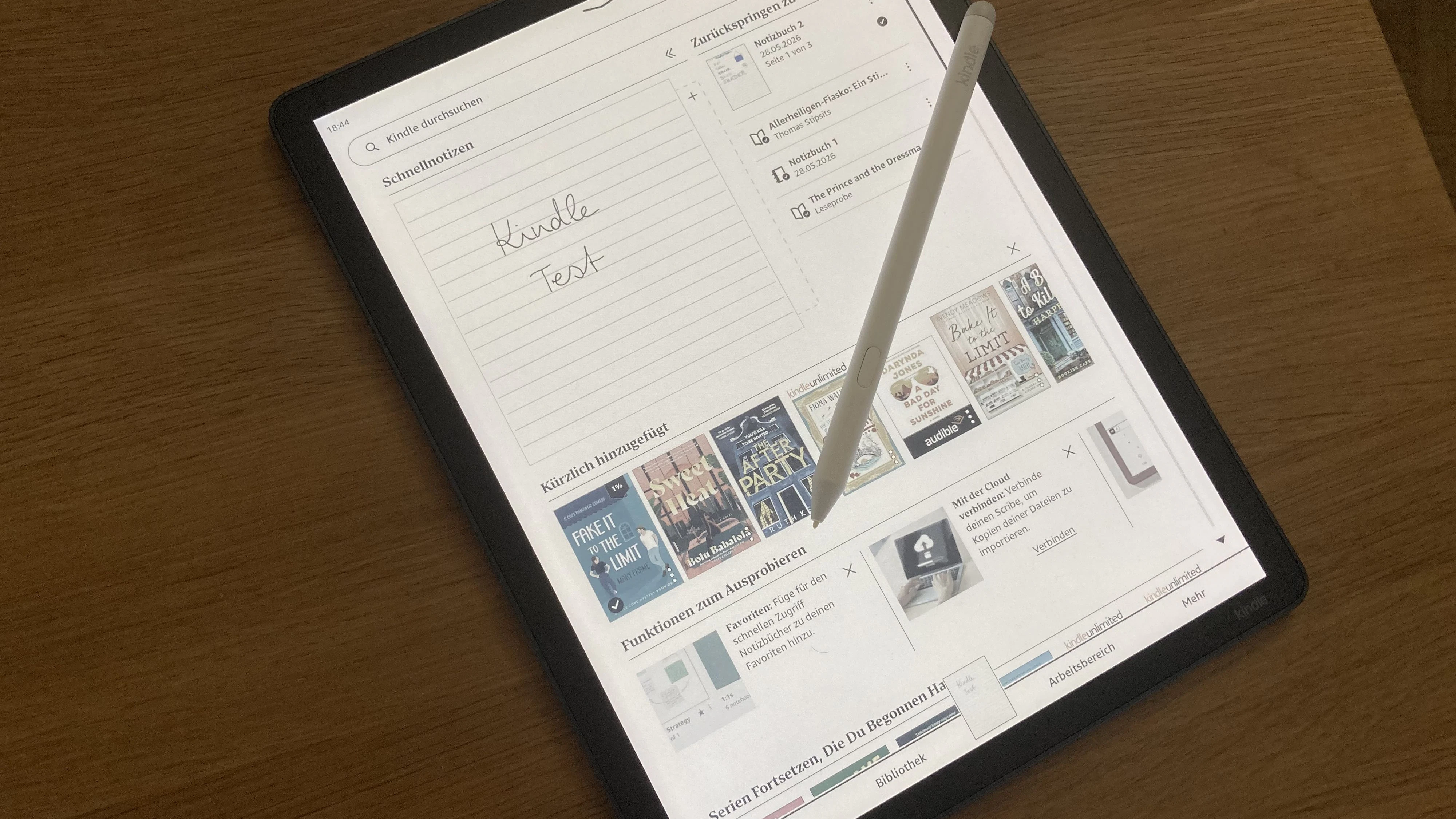 "Heute" hat den neuen Kindle Scribe Colorsoft getestet.