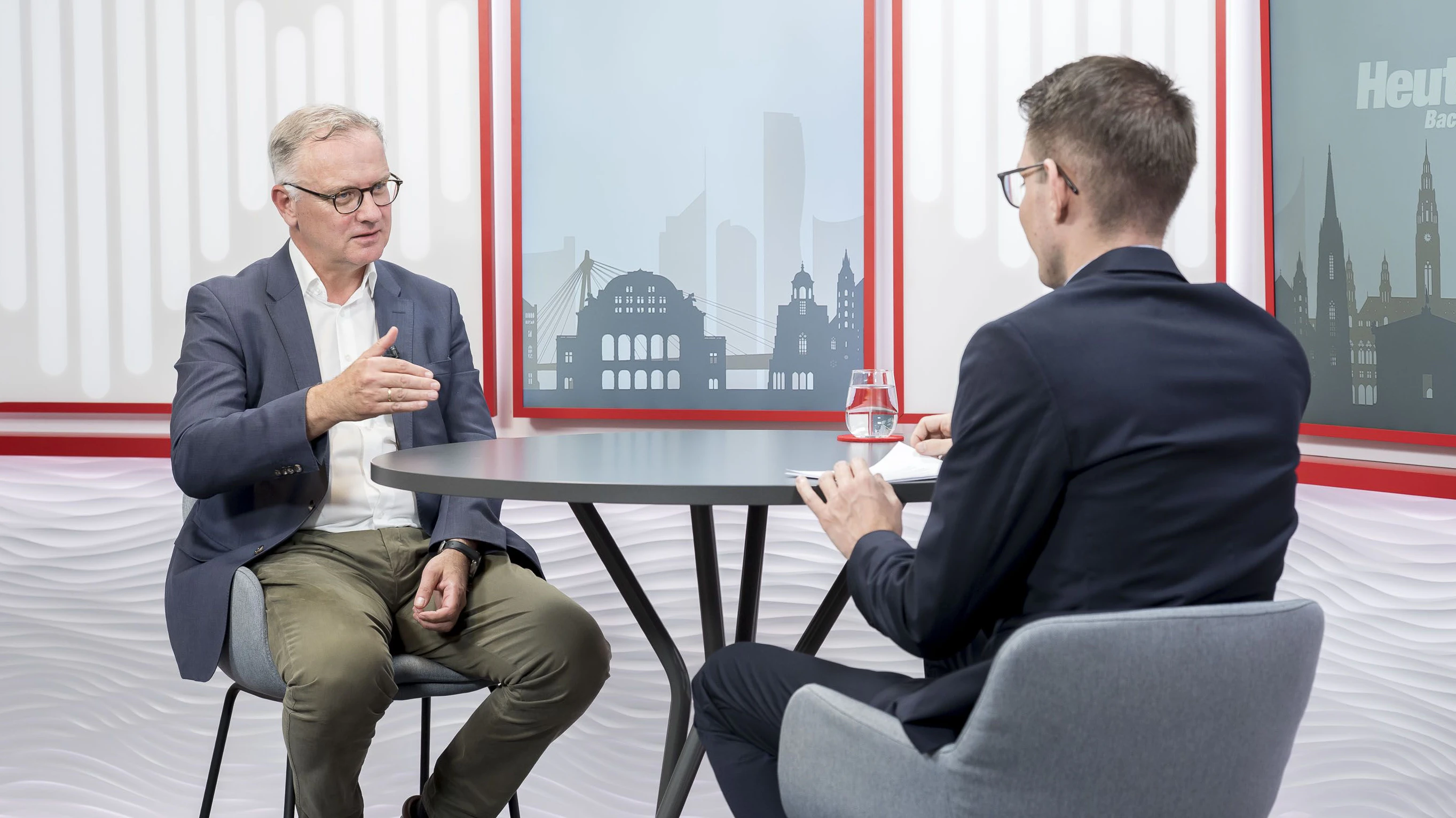 Müller im Gespräch mit Clemens Oistric ("Heute")