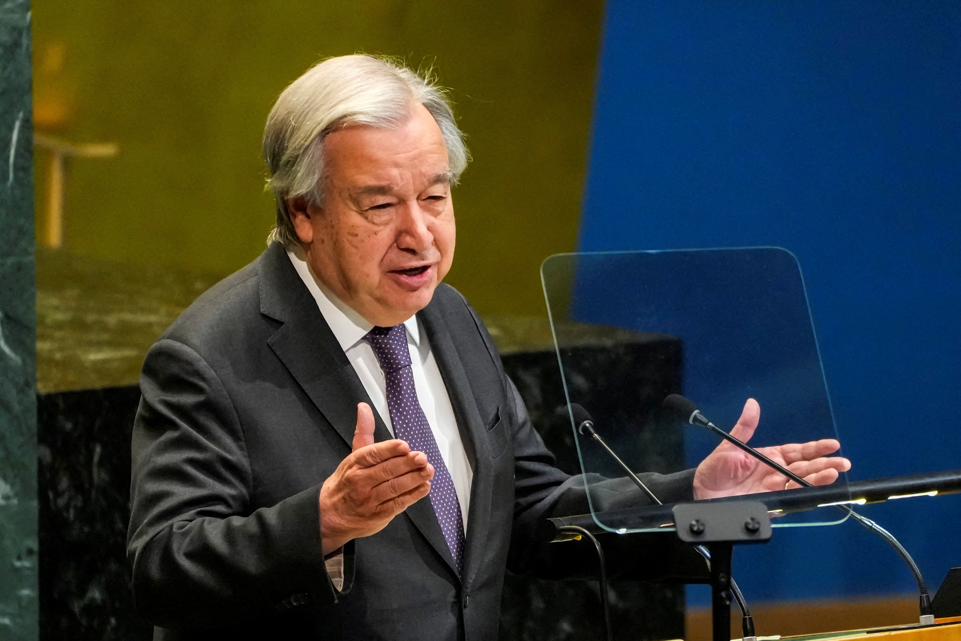 In Israel ist man auf UN-Generalsekretär Antonio Guterres sauer.