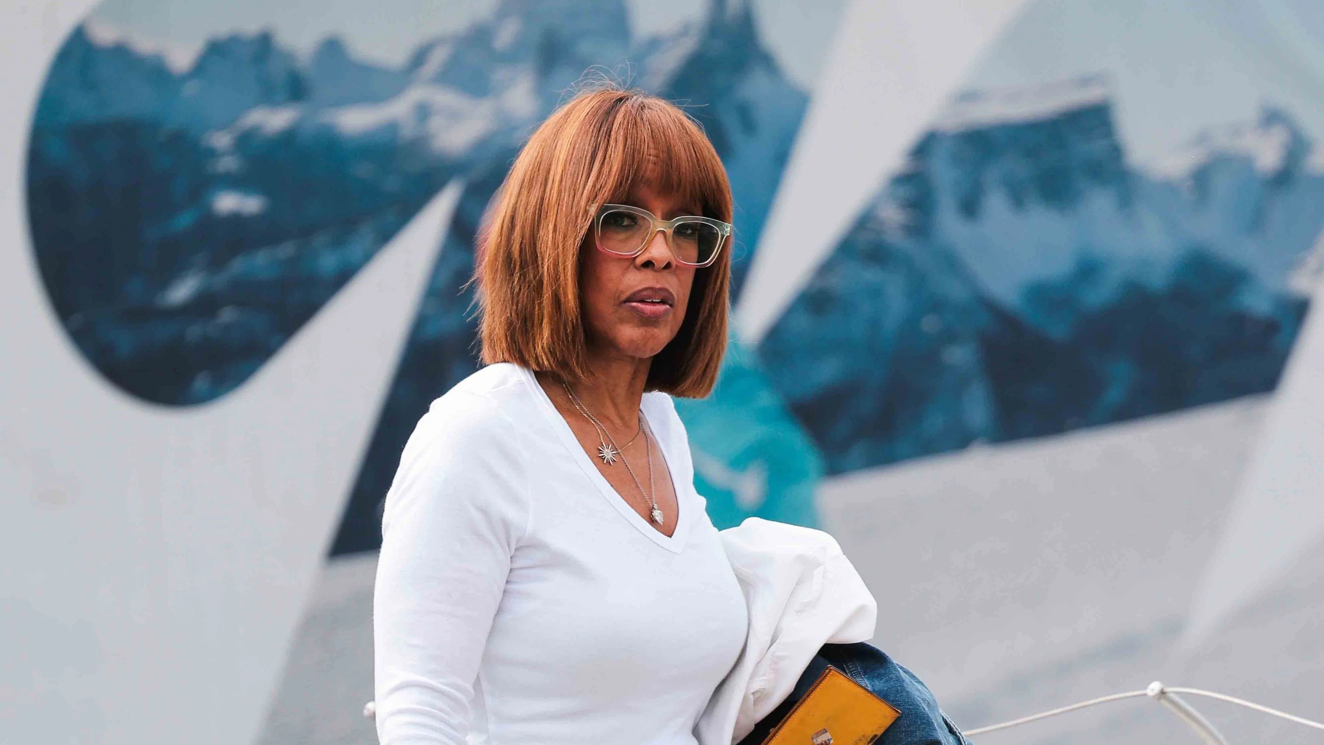 Gayle King bei der Hochzeit von Jeff Bezos.