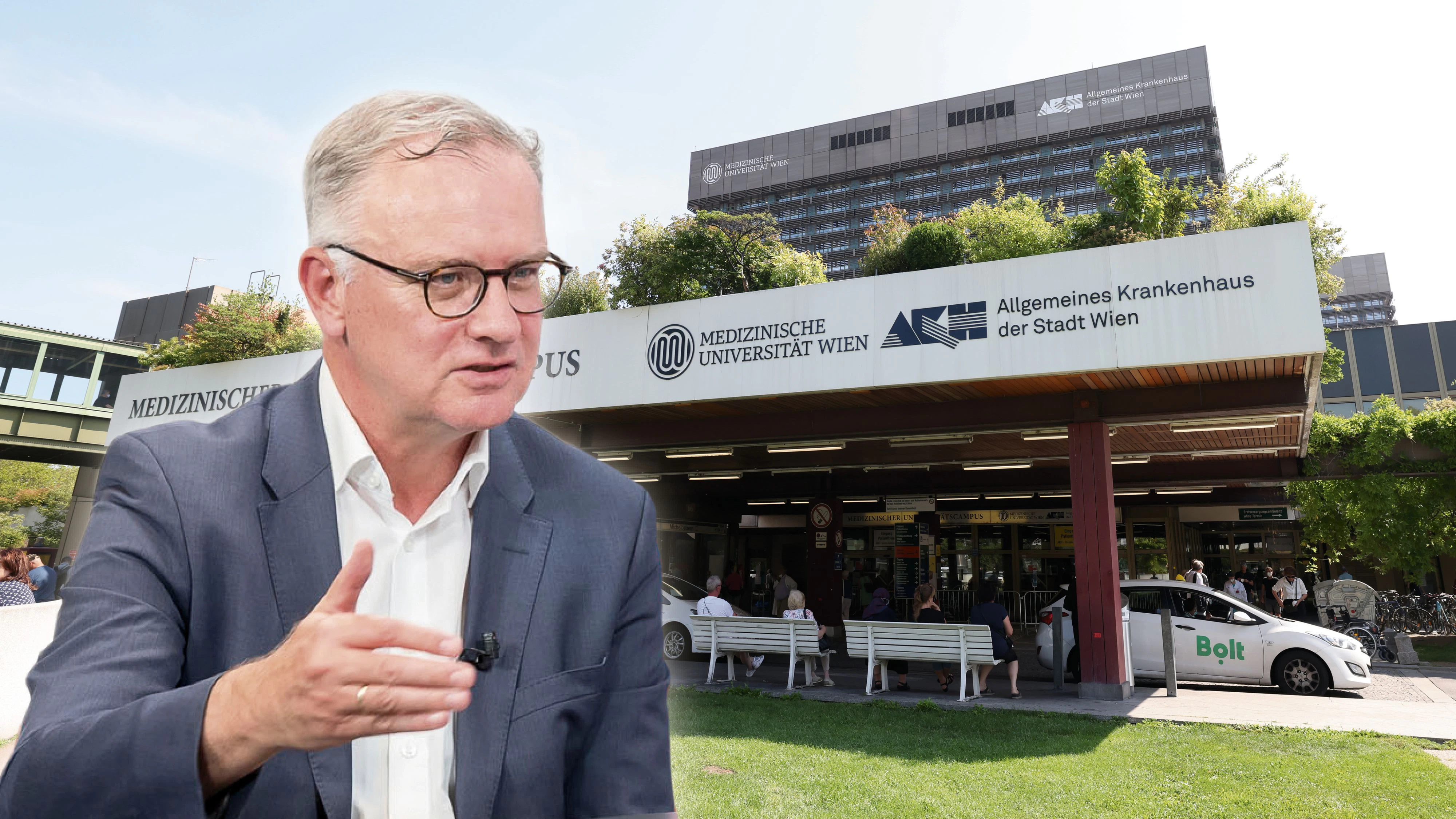 Rektor Müller warnt vor den Budget-Kürzungen.