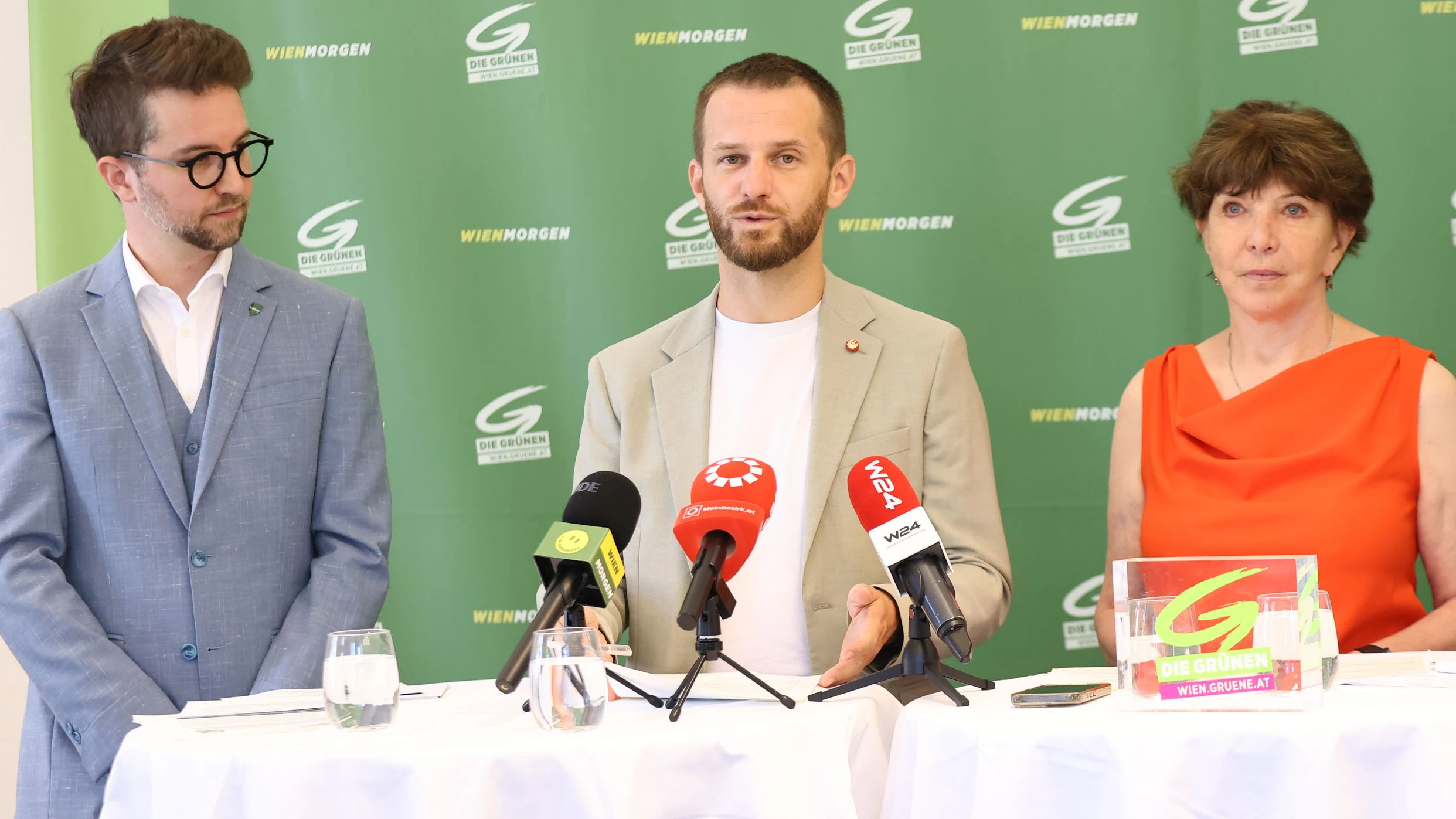 Grüne-Spitzen Kilian Stark, Peter Kraus, Heidi Sequenz.