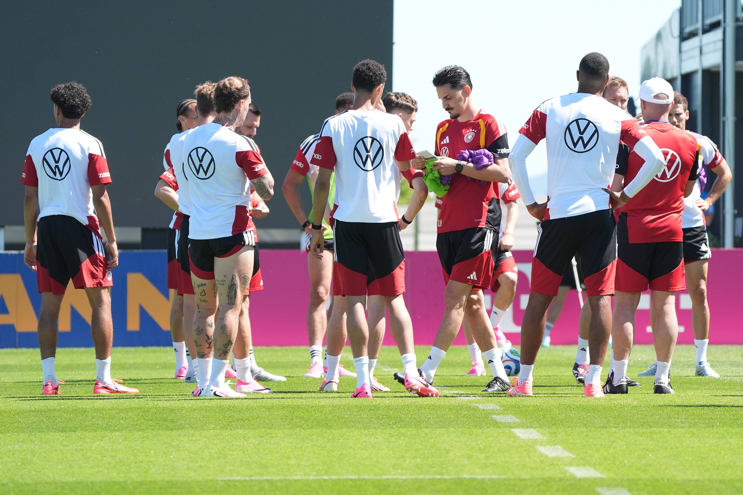 Deutschlands Nationalteam trainiert in Herzogenaurach. 