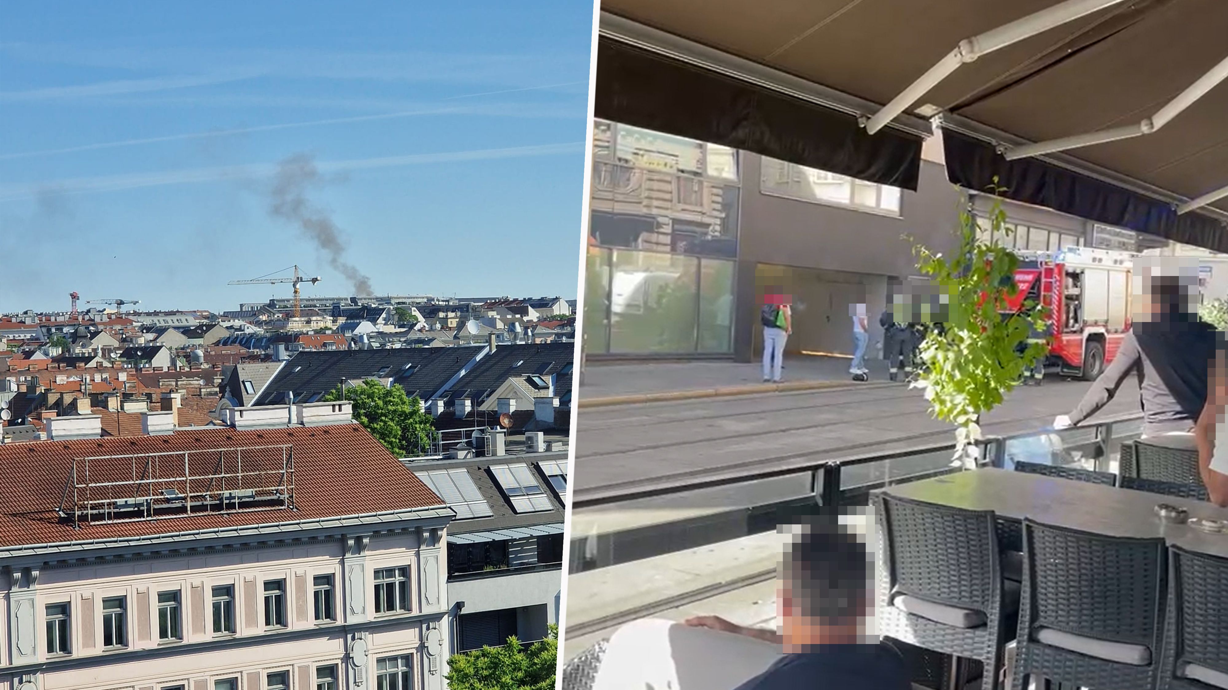 Feuerwehreinsatz am Freitag gegen 9 Uhr in der Märzstraße im 15. Wiener Bezirk!