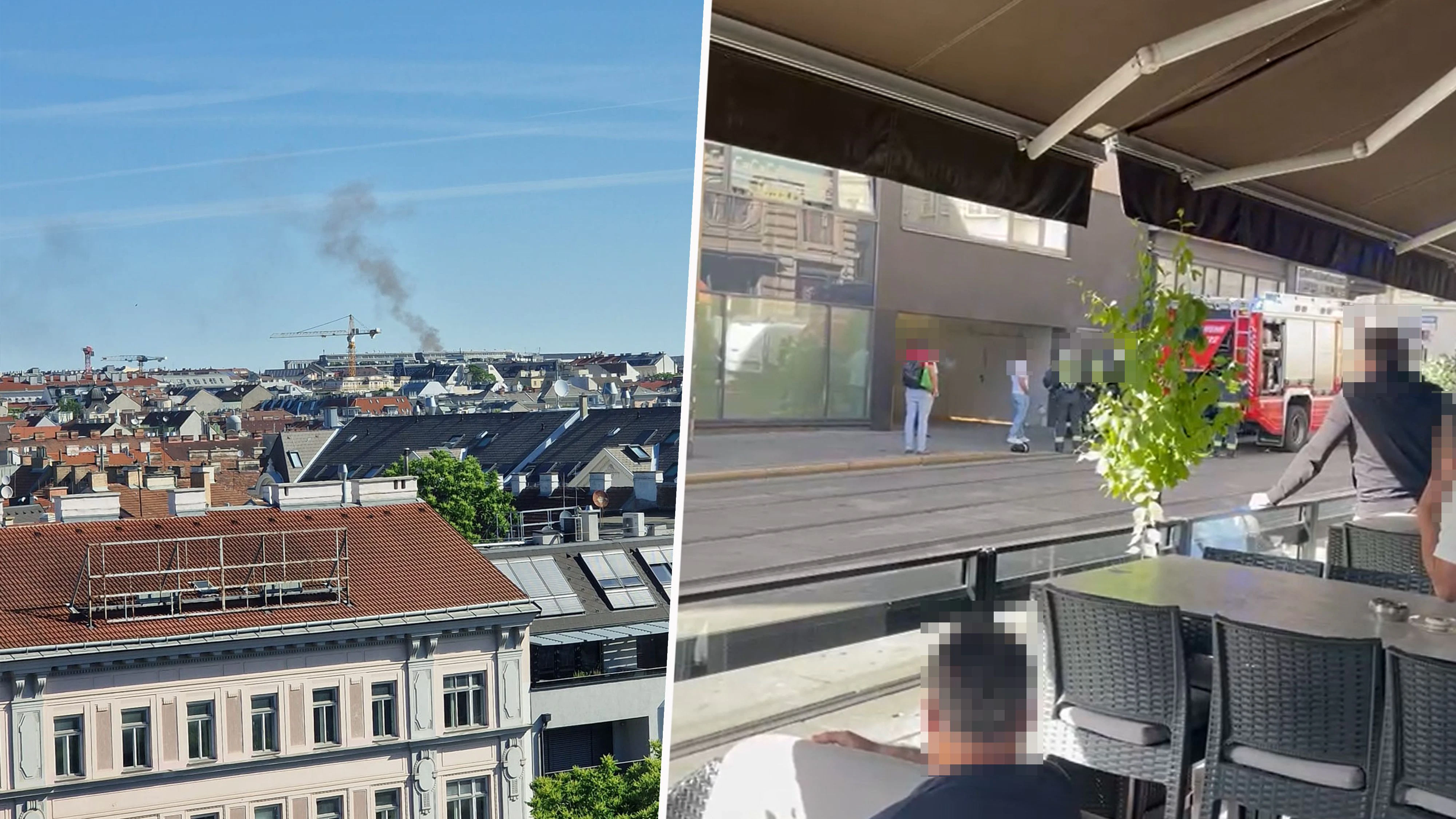 Rauchsäule über Wien! Müllbrand sorgt für Einsatz