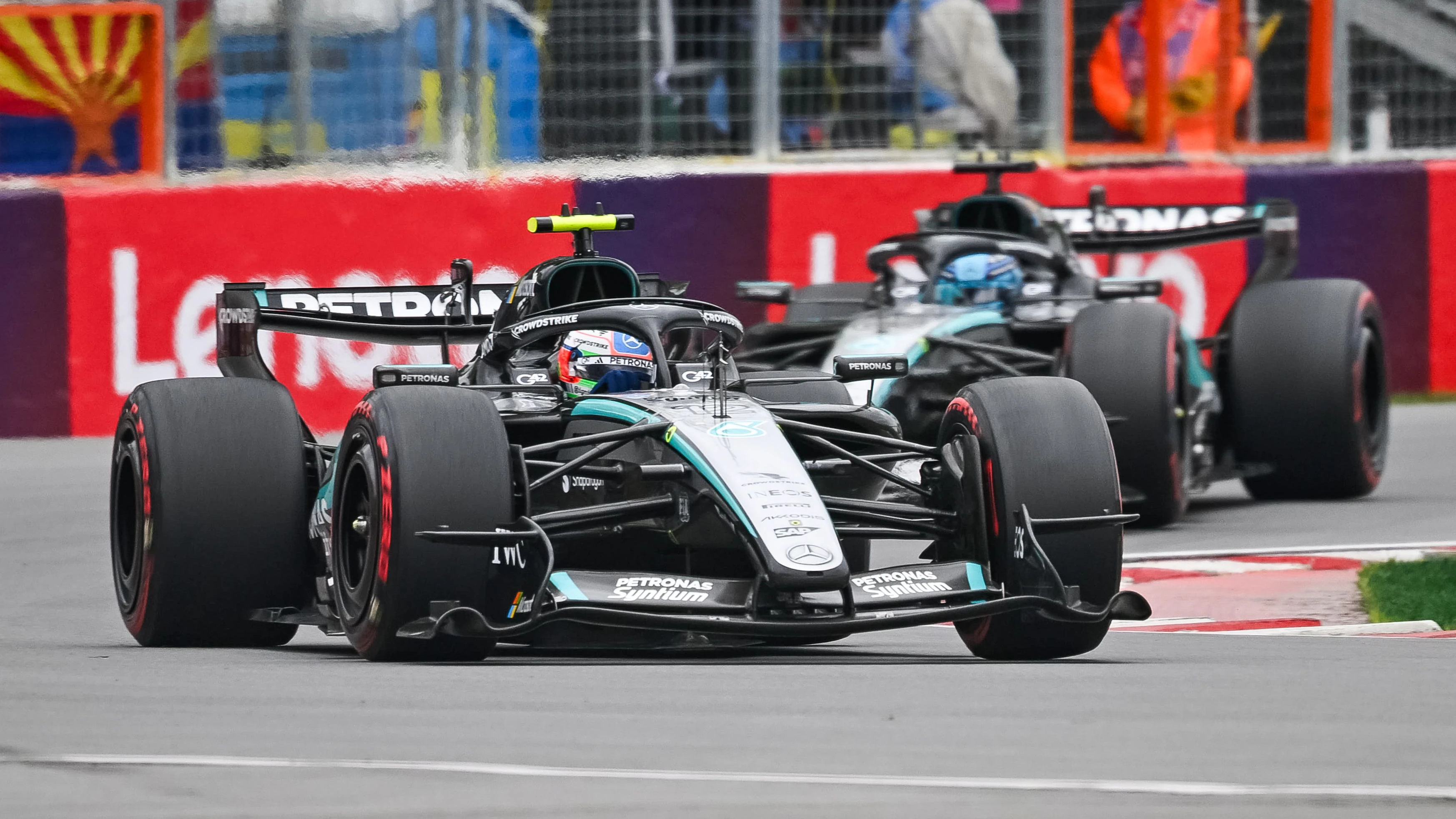 Mercedes-Shootingstar Andrea Kimi Antonelli und Co. müssen in Monaco ohne aktiver Aerodynamik auskommen. 