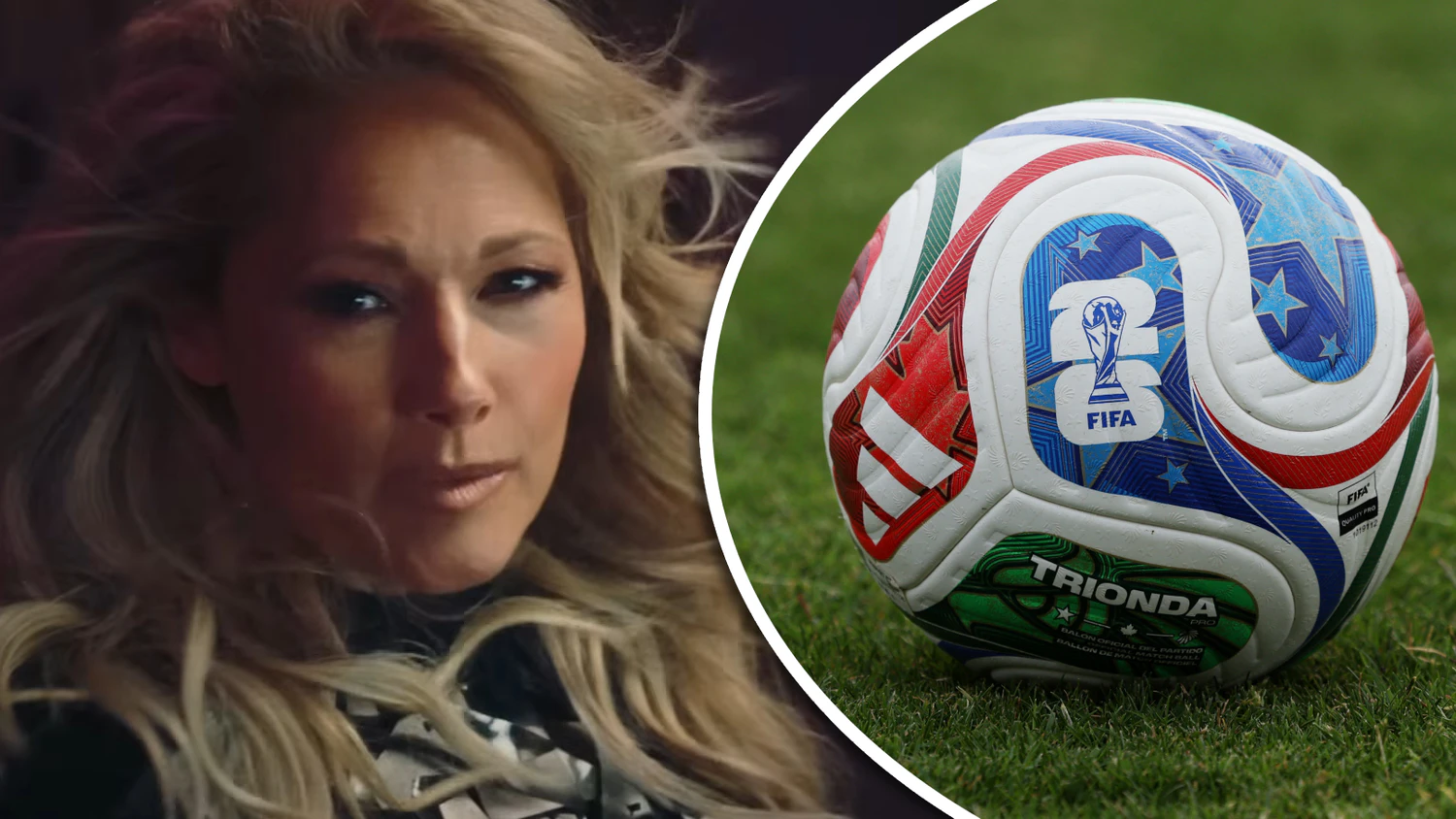 Helene Fischer heizt das Fußball-Fieber ebenfalls an.