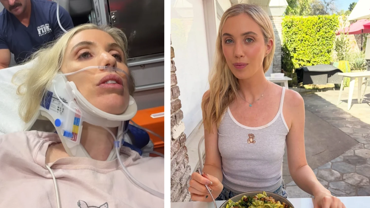Heute.at - 270-Kilo-Kühlschrank kippt auf Influencerin