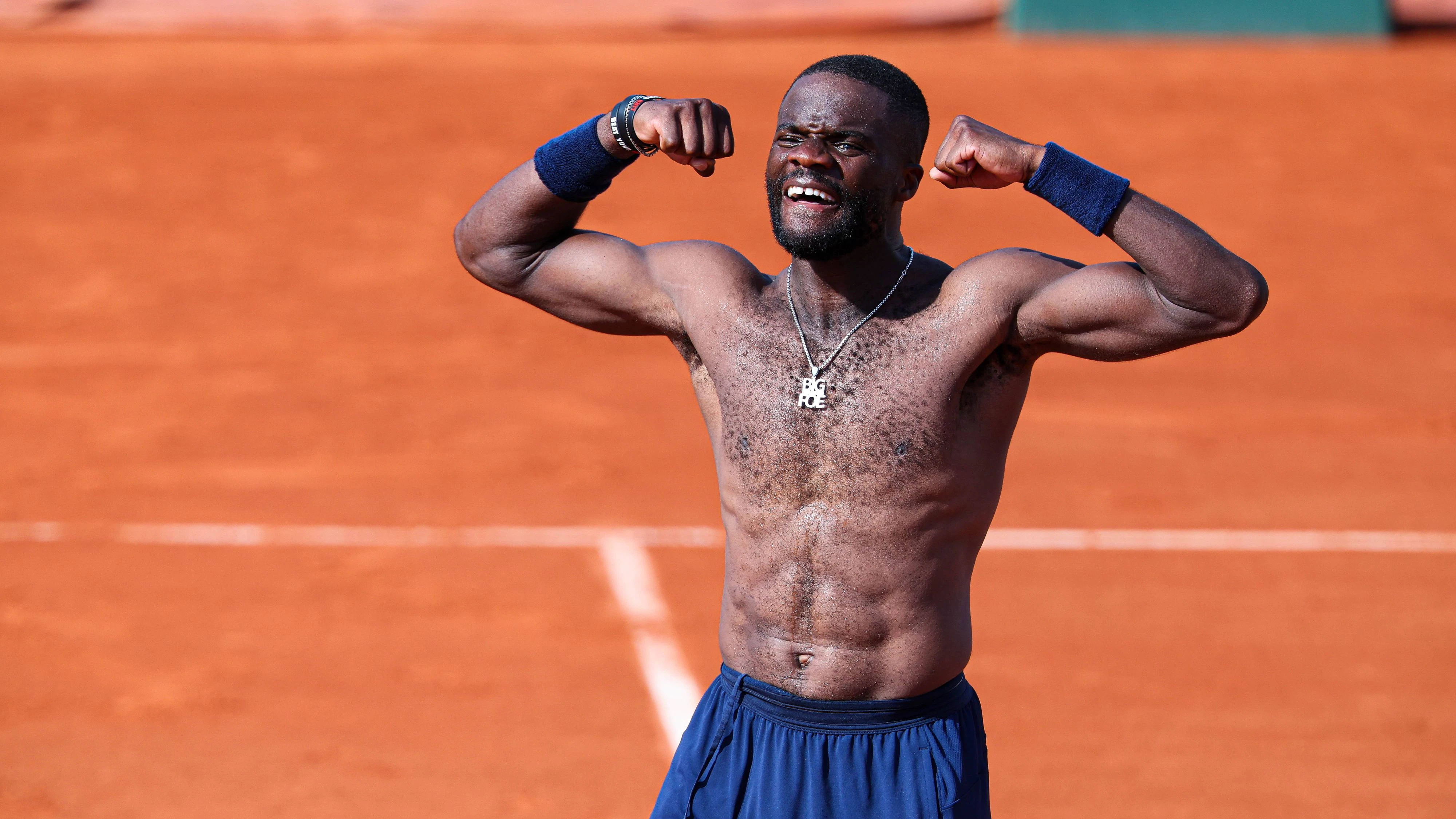 2026.05.28 Paryz Tenis French Open Roland Garros 2026 Hubert Hurkacz - Frances Tiafoe N/z Frances Tiafoe Foto Pawel Andrachiewicz / PressFocus 2026.05.28 Paris Tennis - French Open Roland Garros 2026 Hubert Hurkacz - Frances Tiafoe Frances Tiafoe Credit: Pawel Andrachiewicz / PressFocus /NEWSPIX.PL --- newspix.pl POLAND OUT PUBLICATIONxNOTxINxPOL