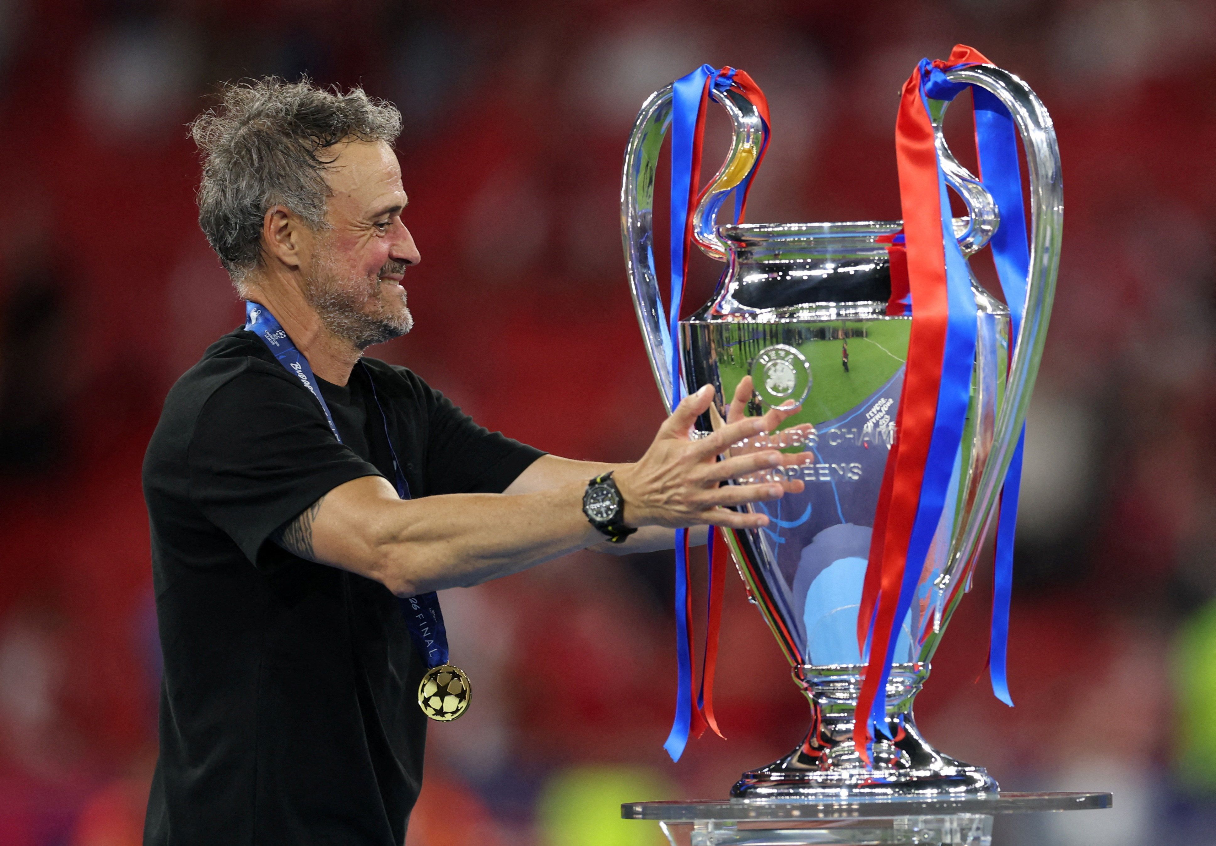 PSG-Startrainer Luis Enrique. 