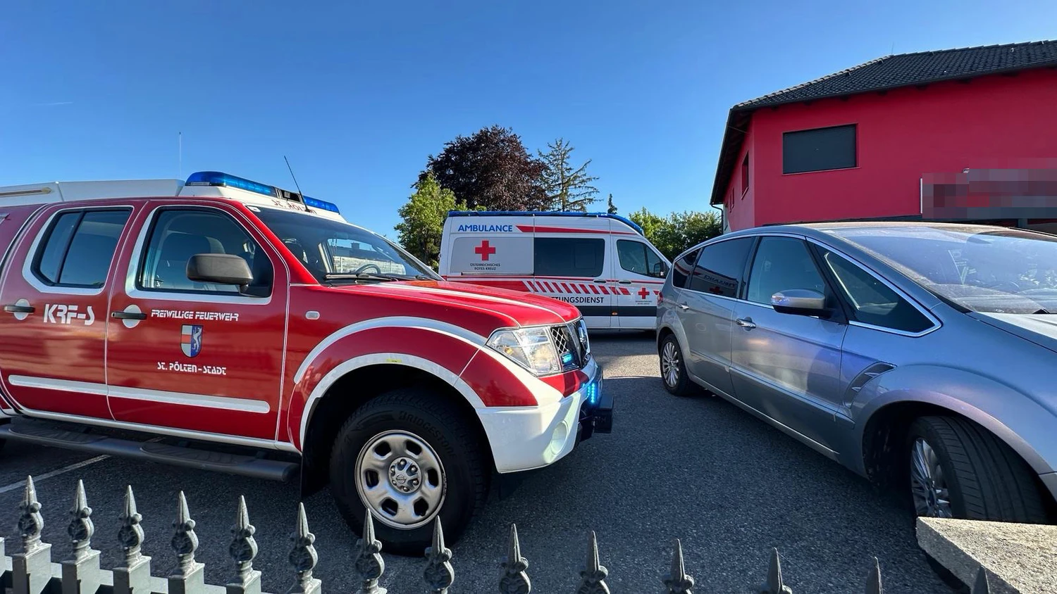 Bei dem Arbeitsunfall wurde eine Person verletzt.