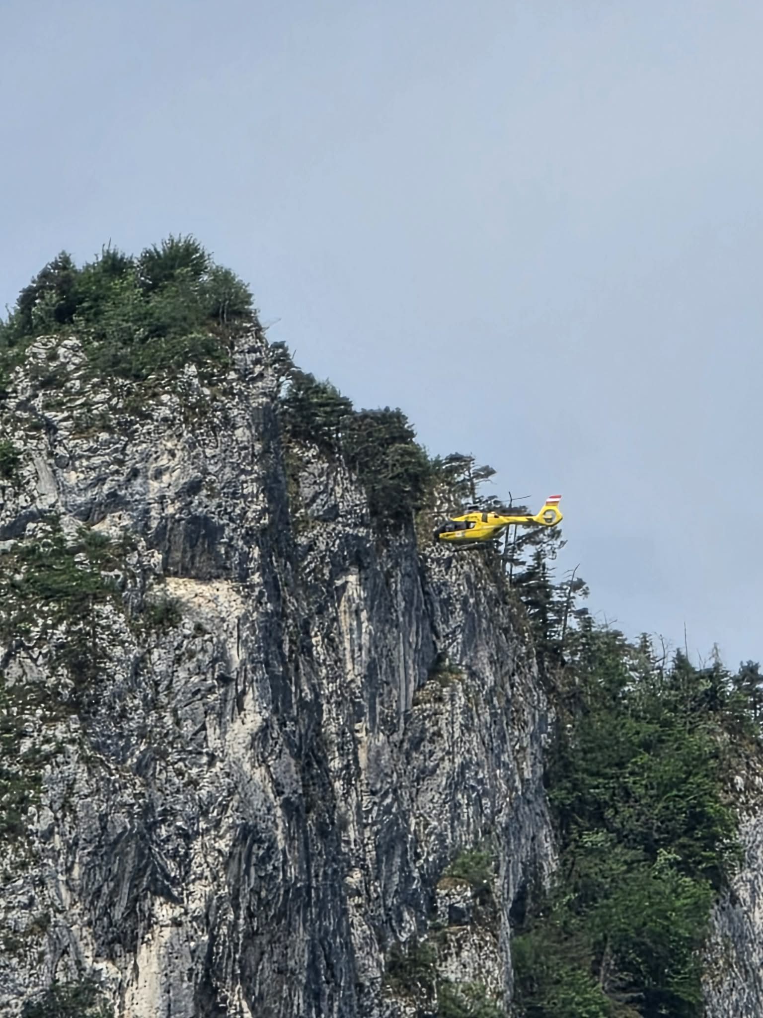 Tödlicher Unfall beim Klettern am Barmstein in Salzburg.