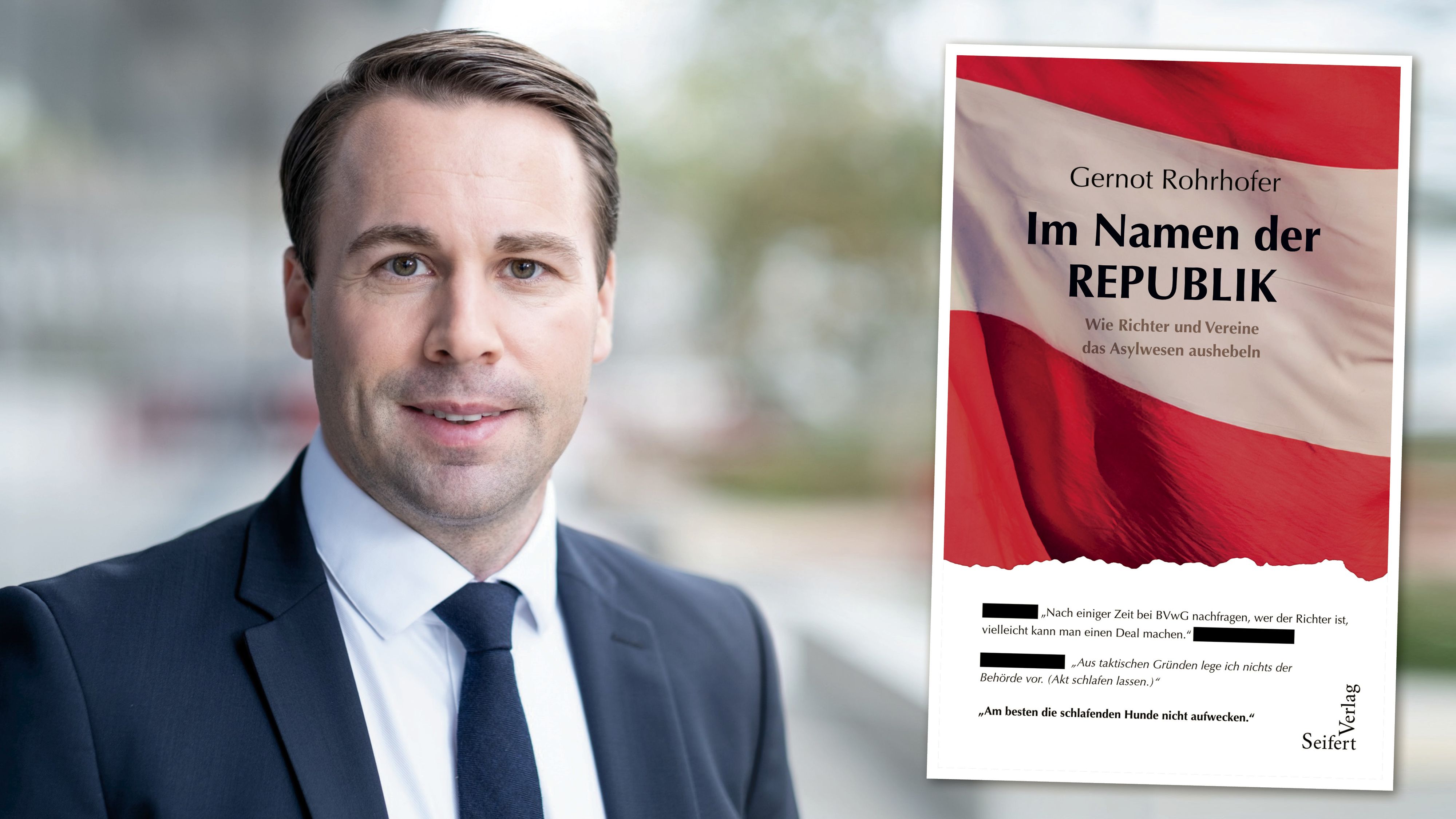 Journalist und Jurist Gernot Rohrhofer mit seinem dritten politischen Sachbuch 