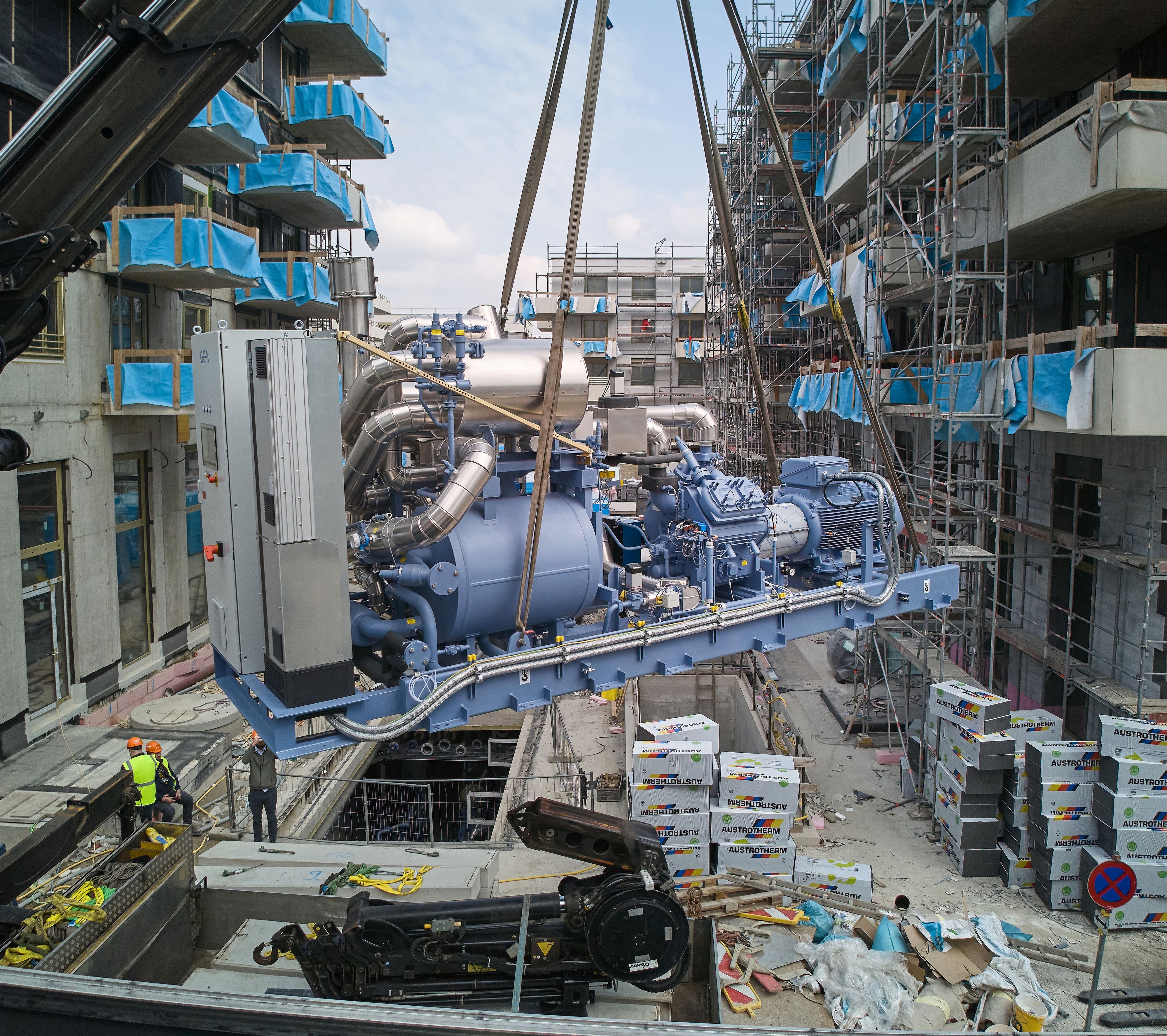 Heute.at - Coole Kältezentrale kühlt 1.000 Wohnungen am Donaufeld