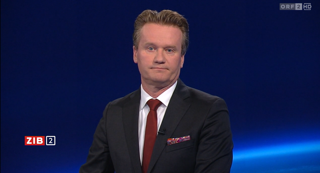 Georg Knill am Sonntagabend in der ZiB-2. 