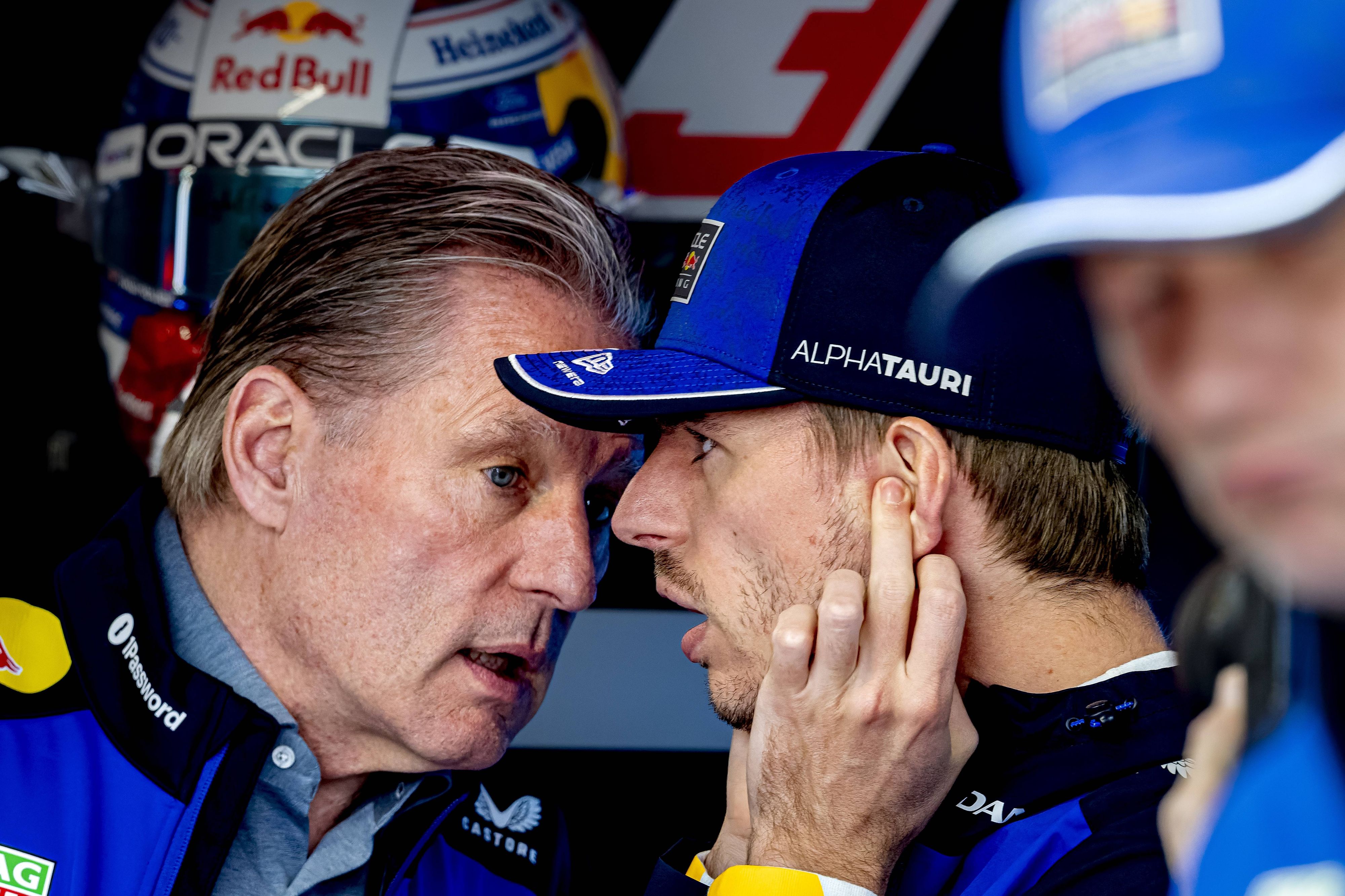 Jos und Max Verstappen beim F1-Rennen in Kanada. 