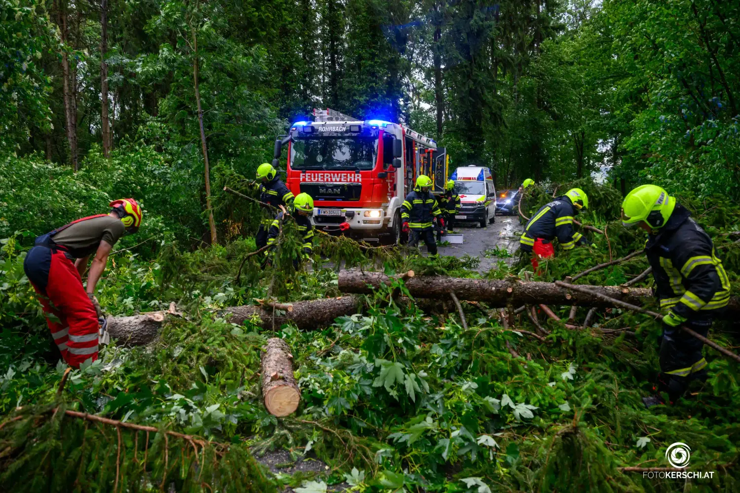 Heute.at - Heftiges Gewitter zieht Schneise der Verwüstung
