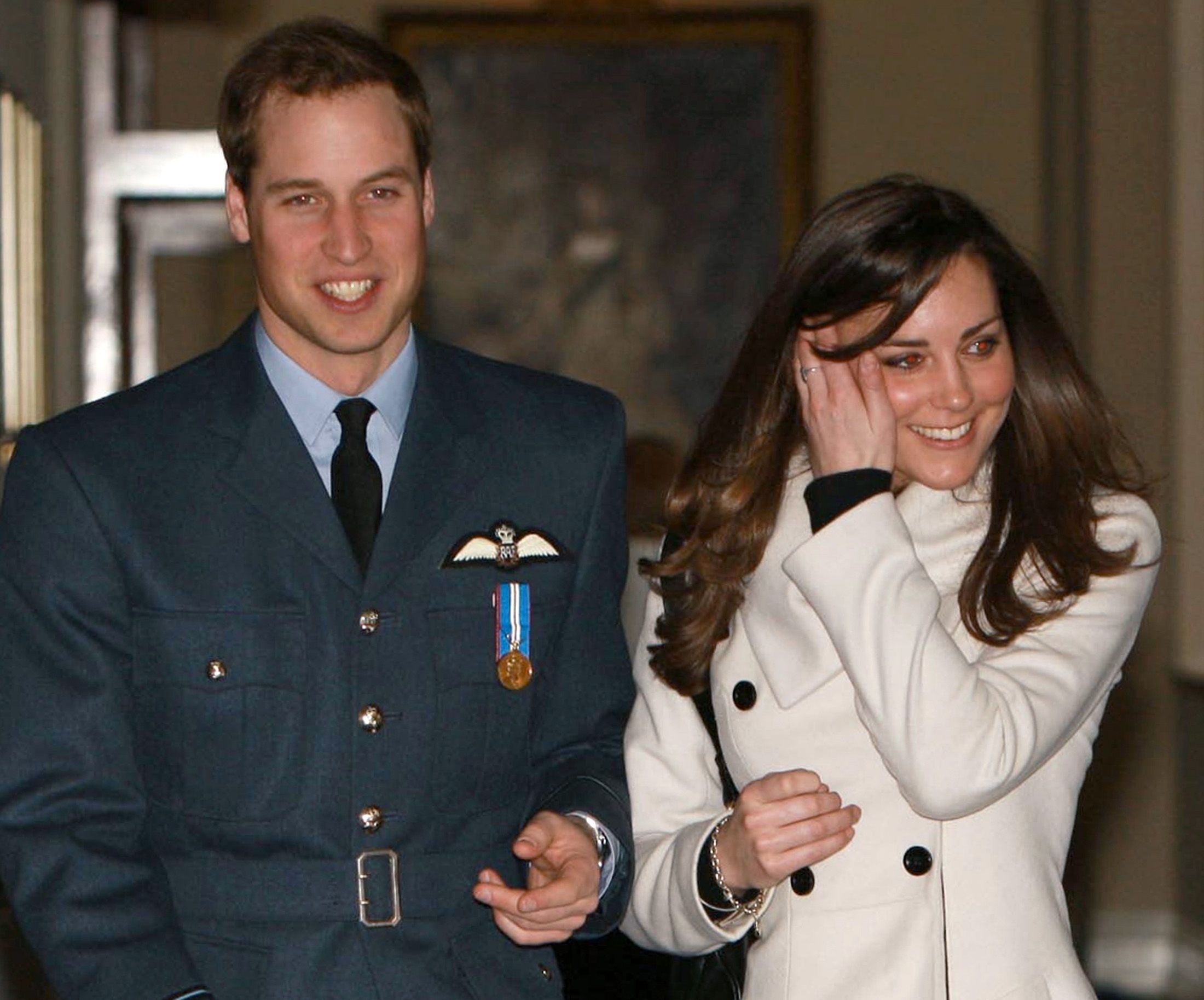 Prinz William mit Freundin Kate Middleton am 11. April 2008.