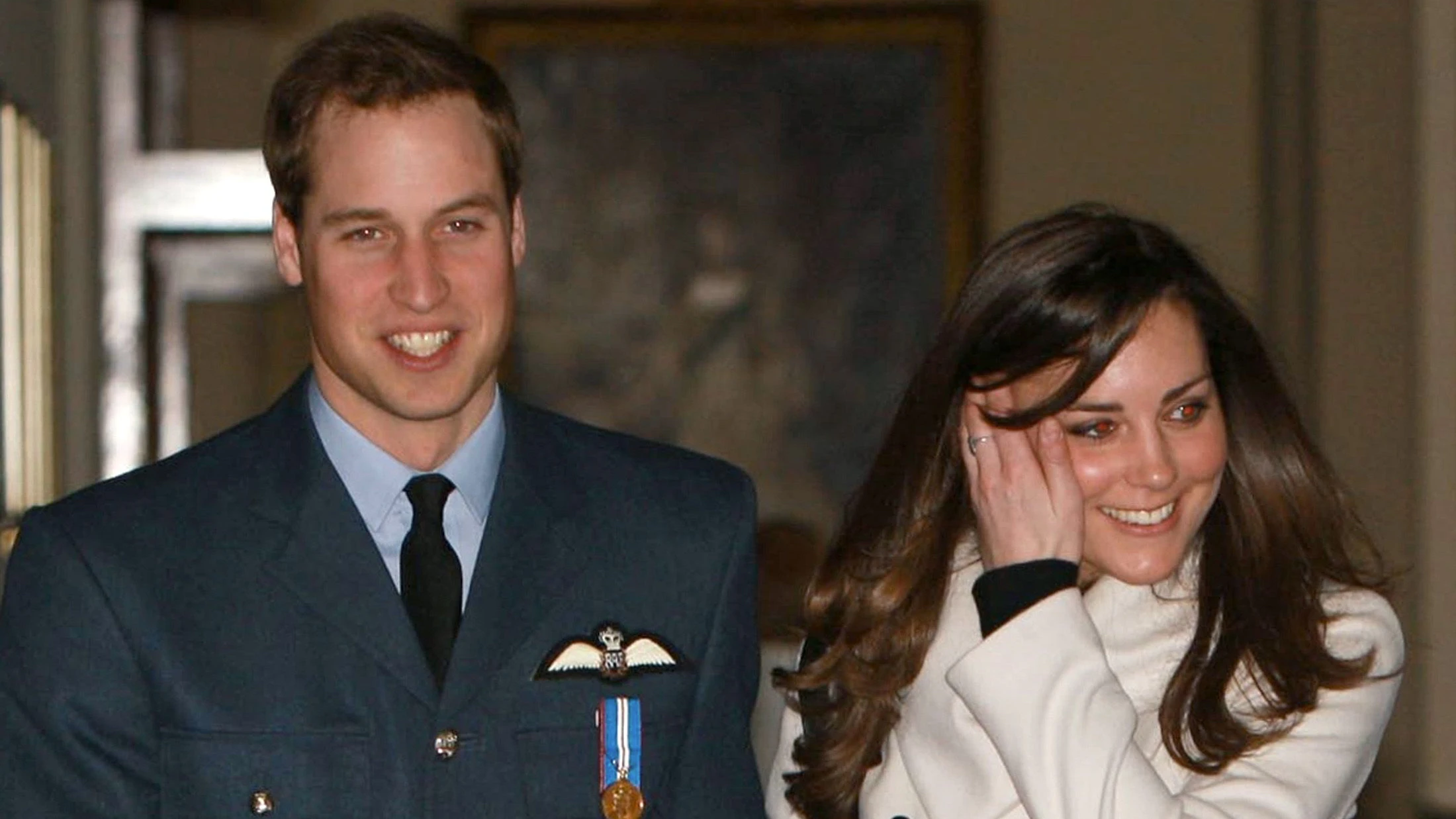 Prinz William mit Freundin Kate Middleton am 11. April 2008.