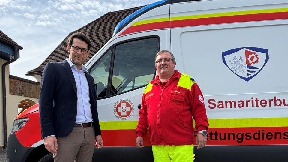 Standortverantwortlicher Karl Gierer und Obmann Leopold Danziger