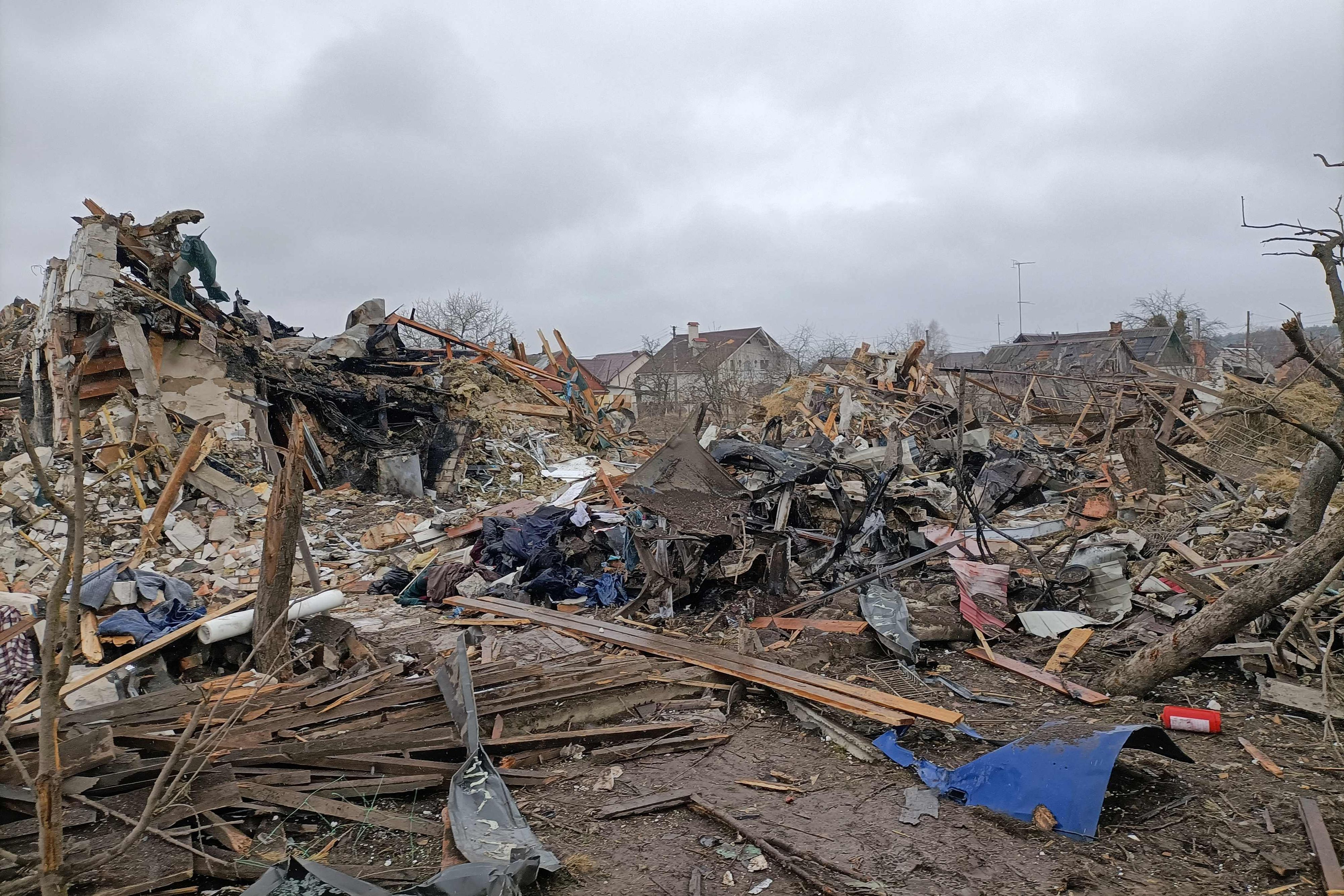 Auch die Stadt Zhytomyr, wo sich die Fabrik von Grolitsch befindet, wurde Ziel von Angriffen. (Symbolbild)