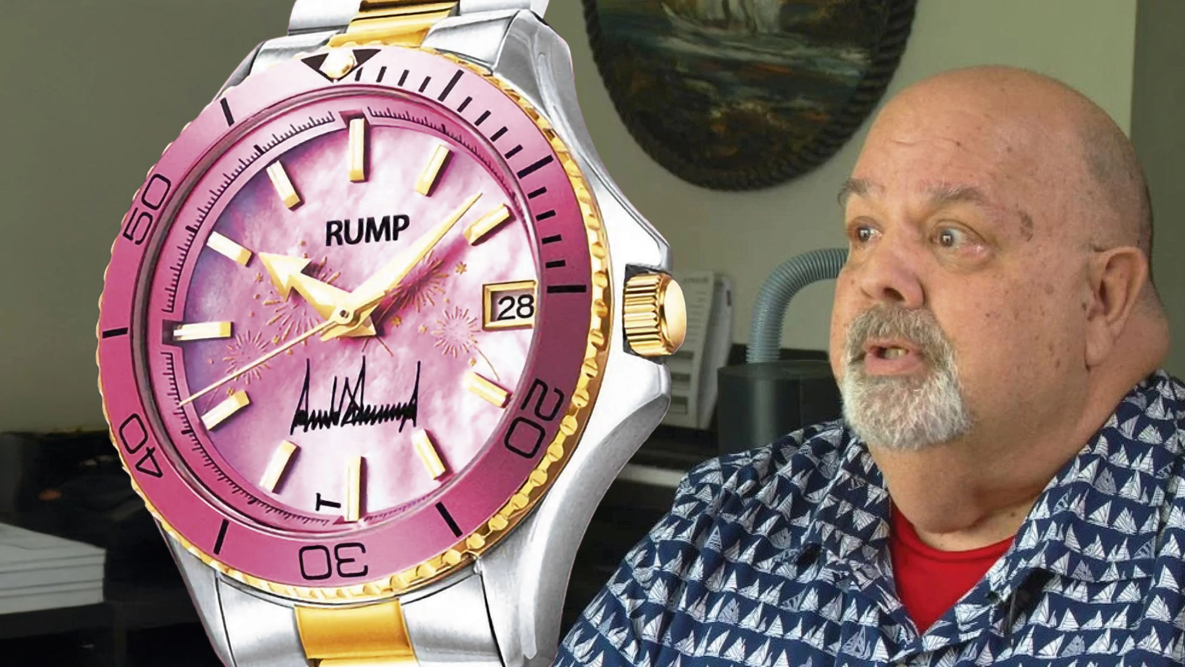Ein US-Amerikaner erhielt eine "Rump"-Uhr, statt einer "Trump"-Uhr