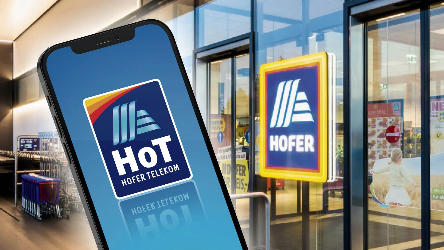 Hofer Telekom (HoT) peppt seine Tarife mit mehr Datenguthaben auf.