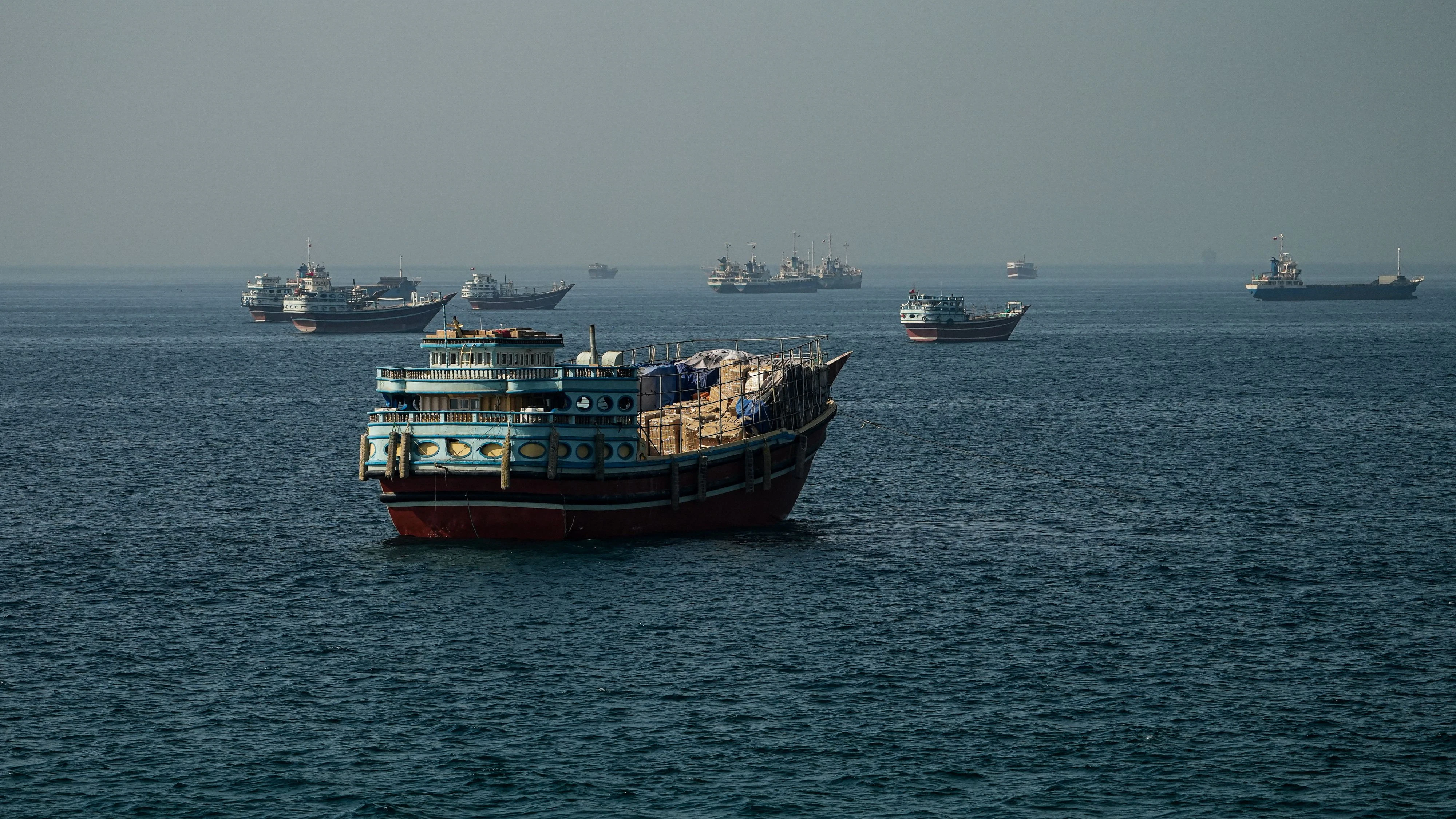 Der Iran droht erneut mit einer "vollständigen Blockade" der Straße von Hormus.
