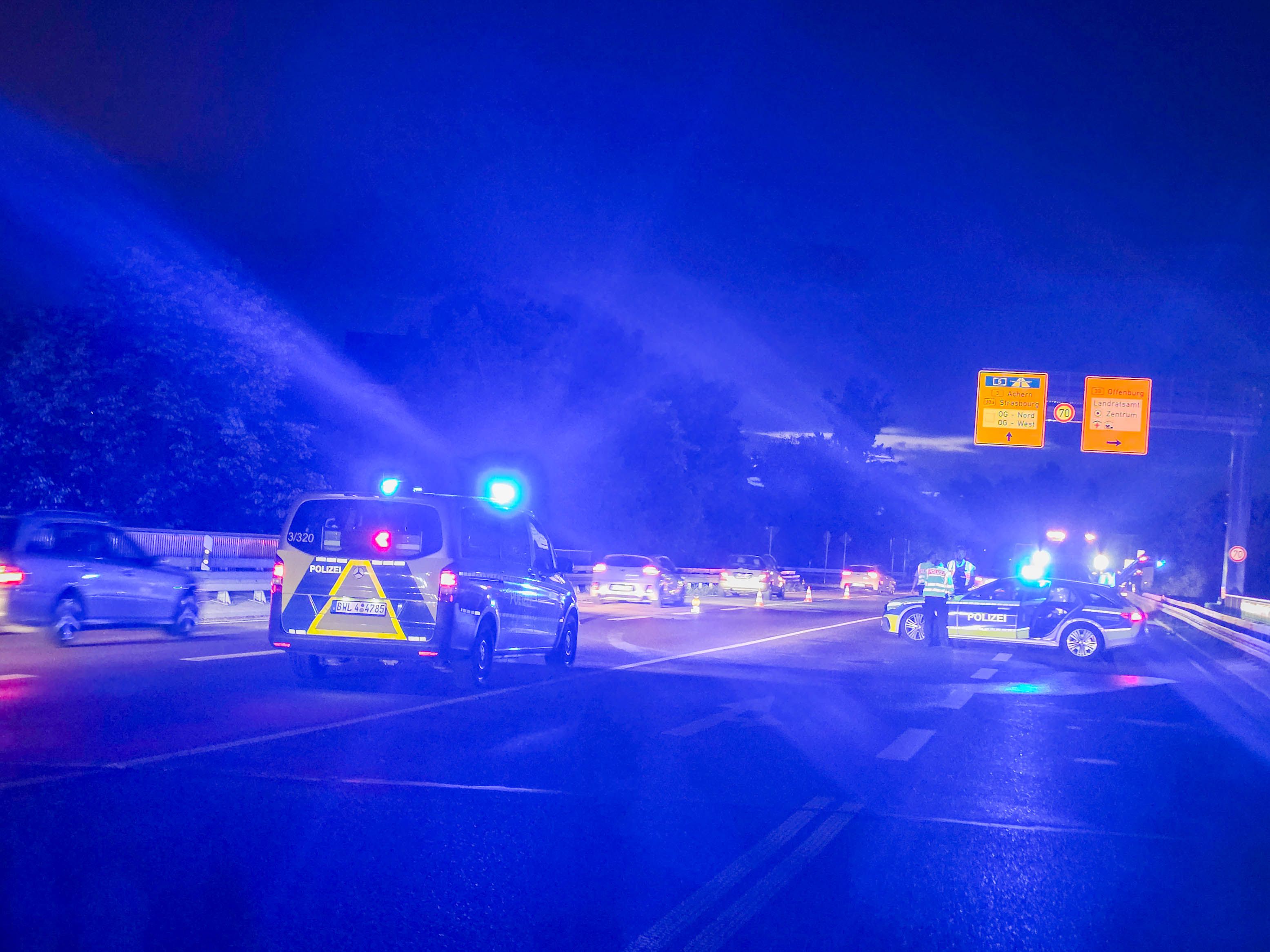 Der Unfall passierte am Sonntag auf der B33 bei Offenburg.