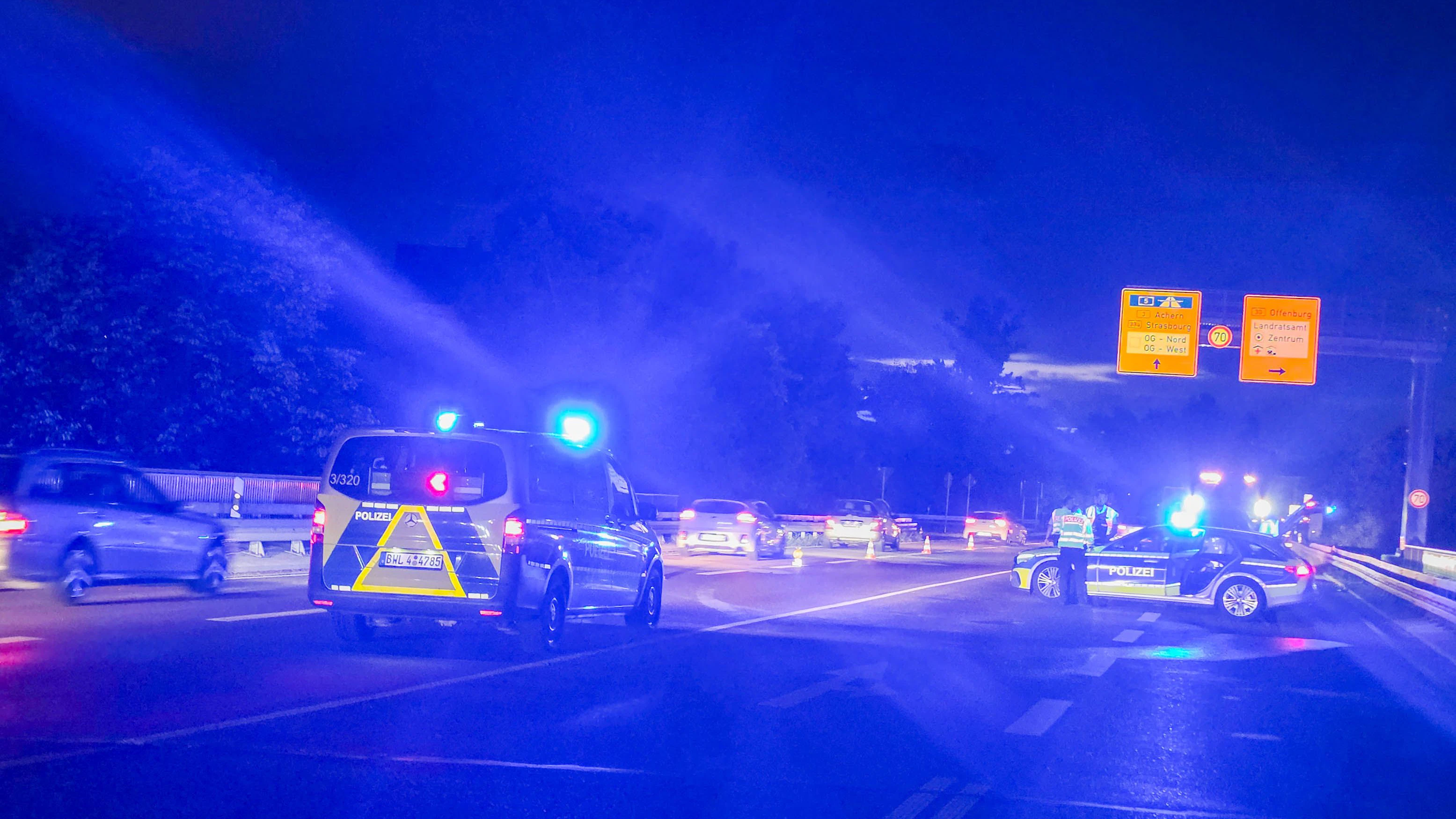 Der Unfall passierte am Sonntag auf der B33 bei Offenburg.