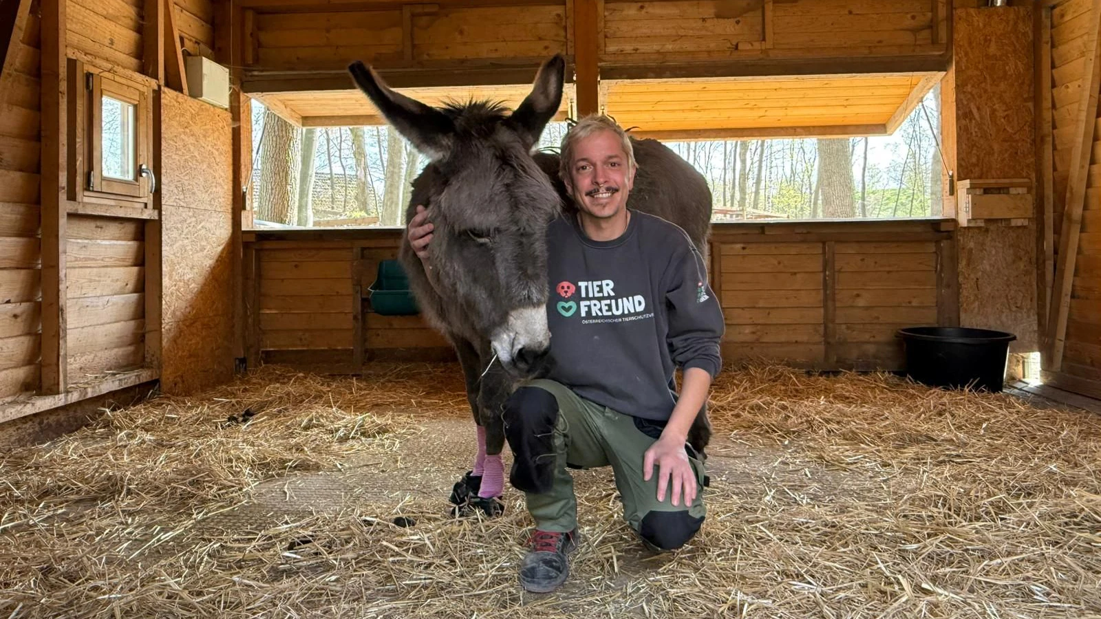 Der Tierpflege-Leiter Alfred Kofler freut sich schon auf viele helfende Hände. 